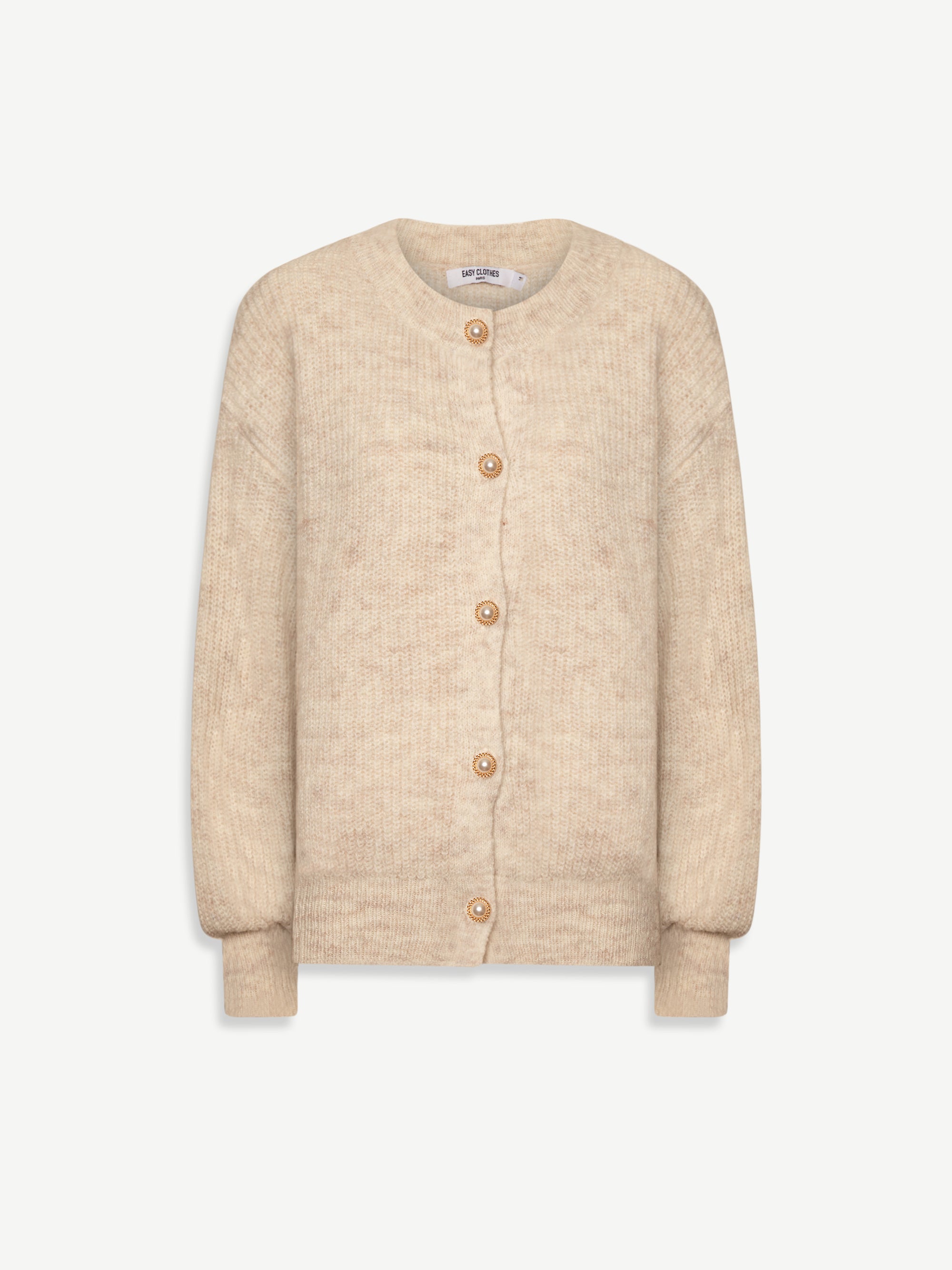 Beige Rufus Cardigan