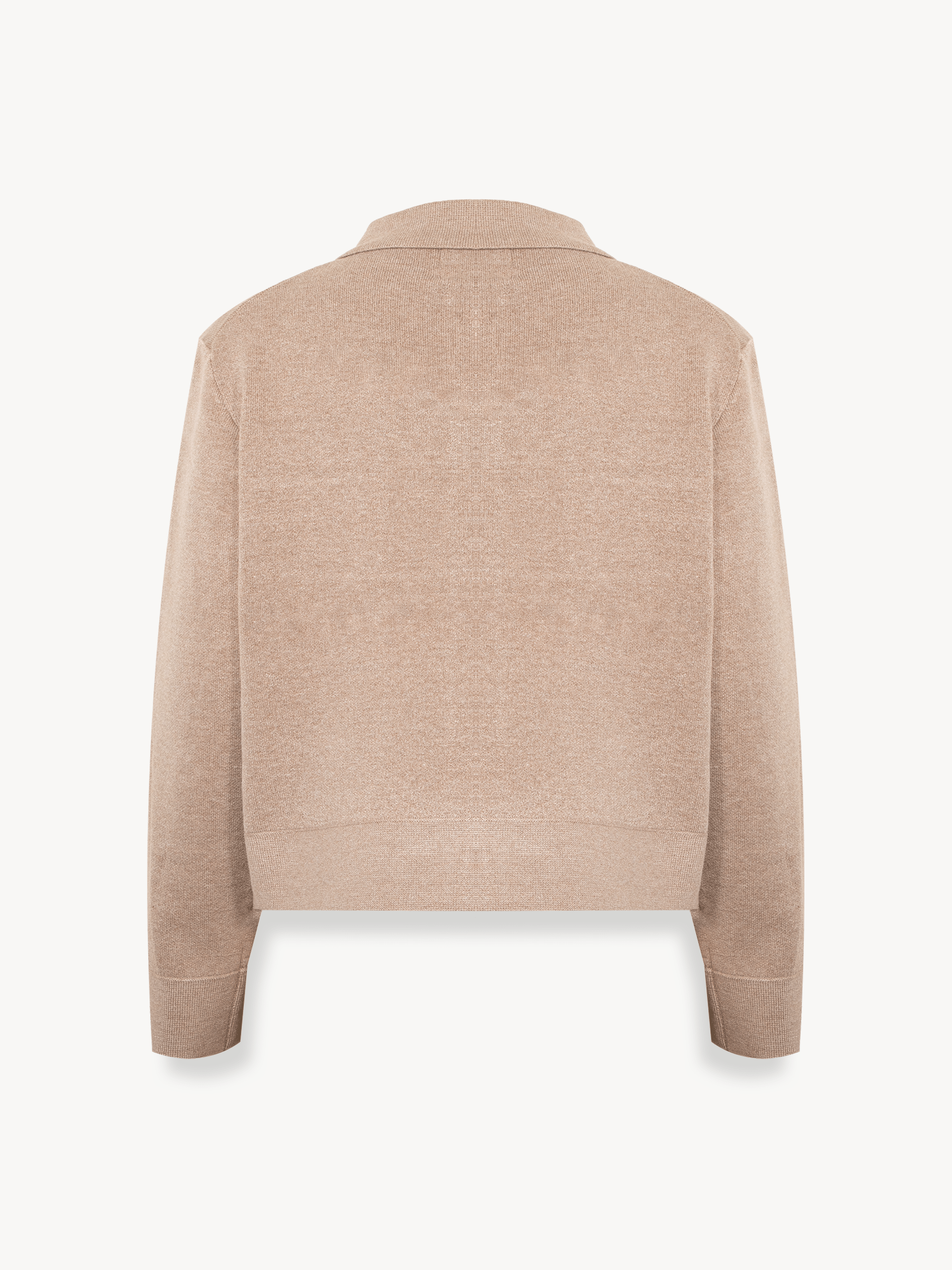 Beige Eather Cardigan