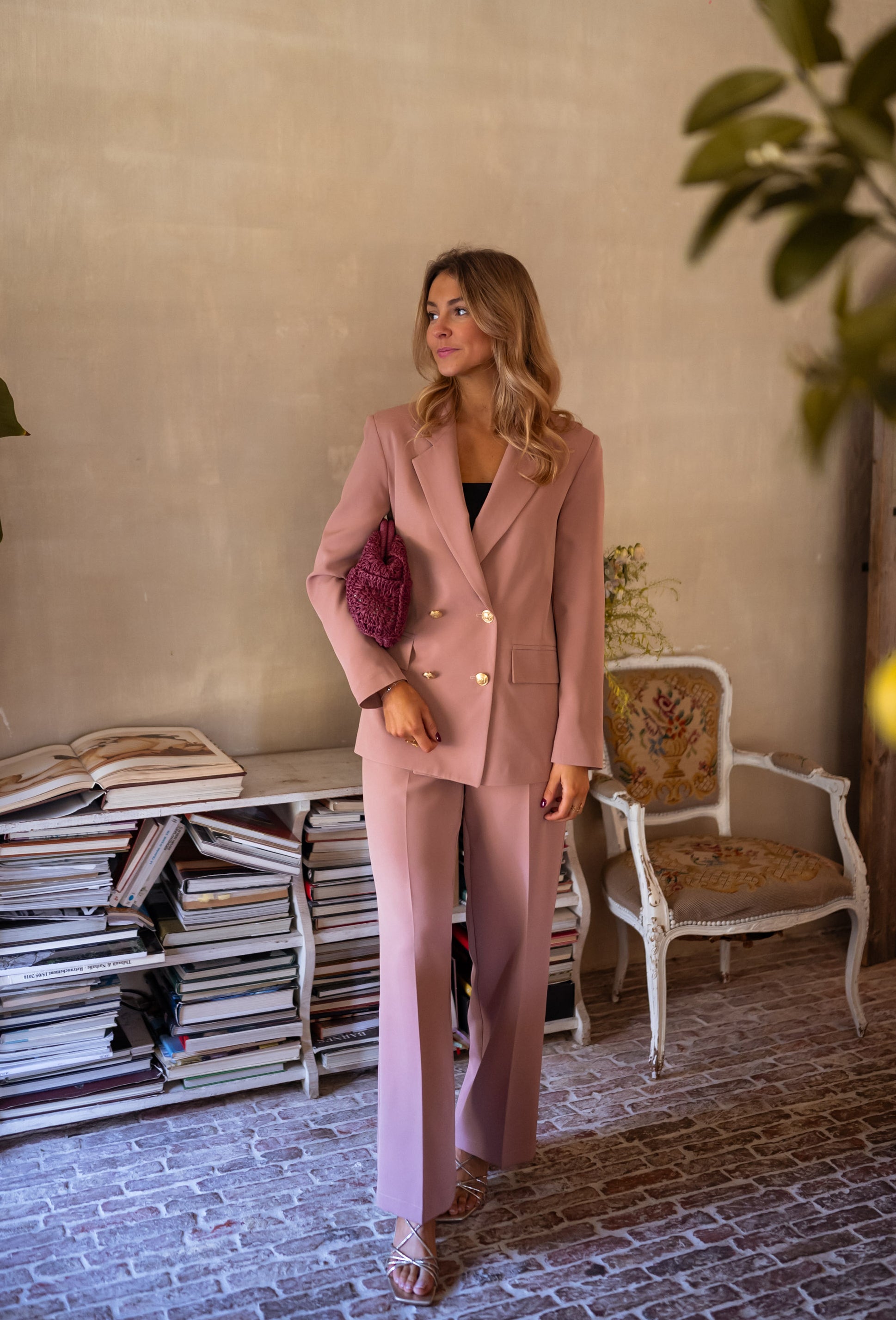 Old Pink Maon Blazer