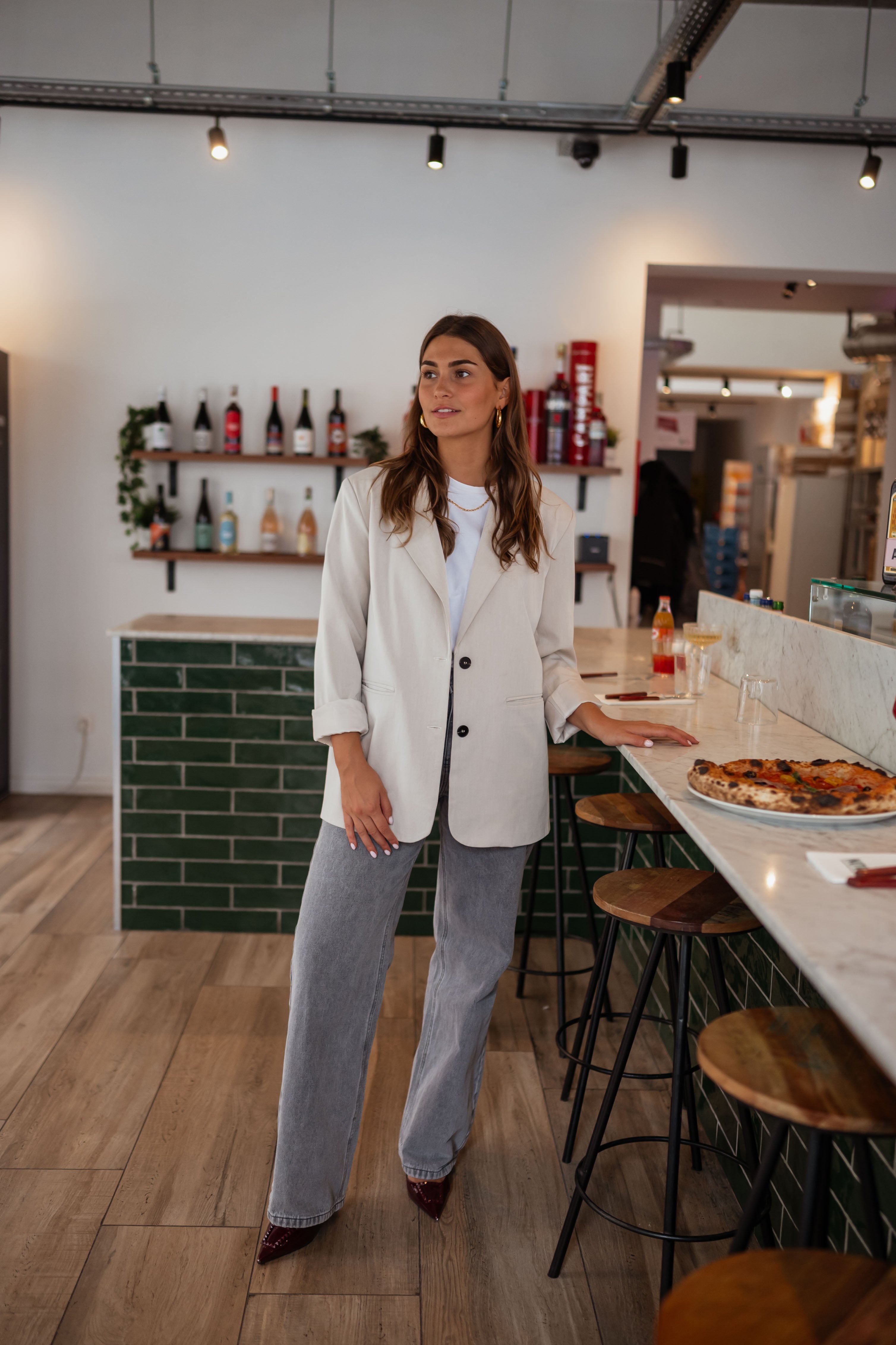 Beige Norma Blazer