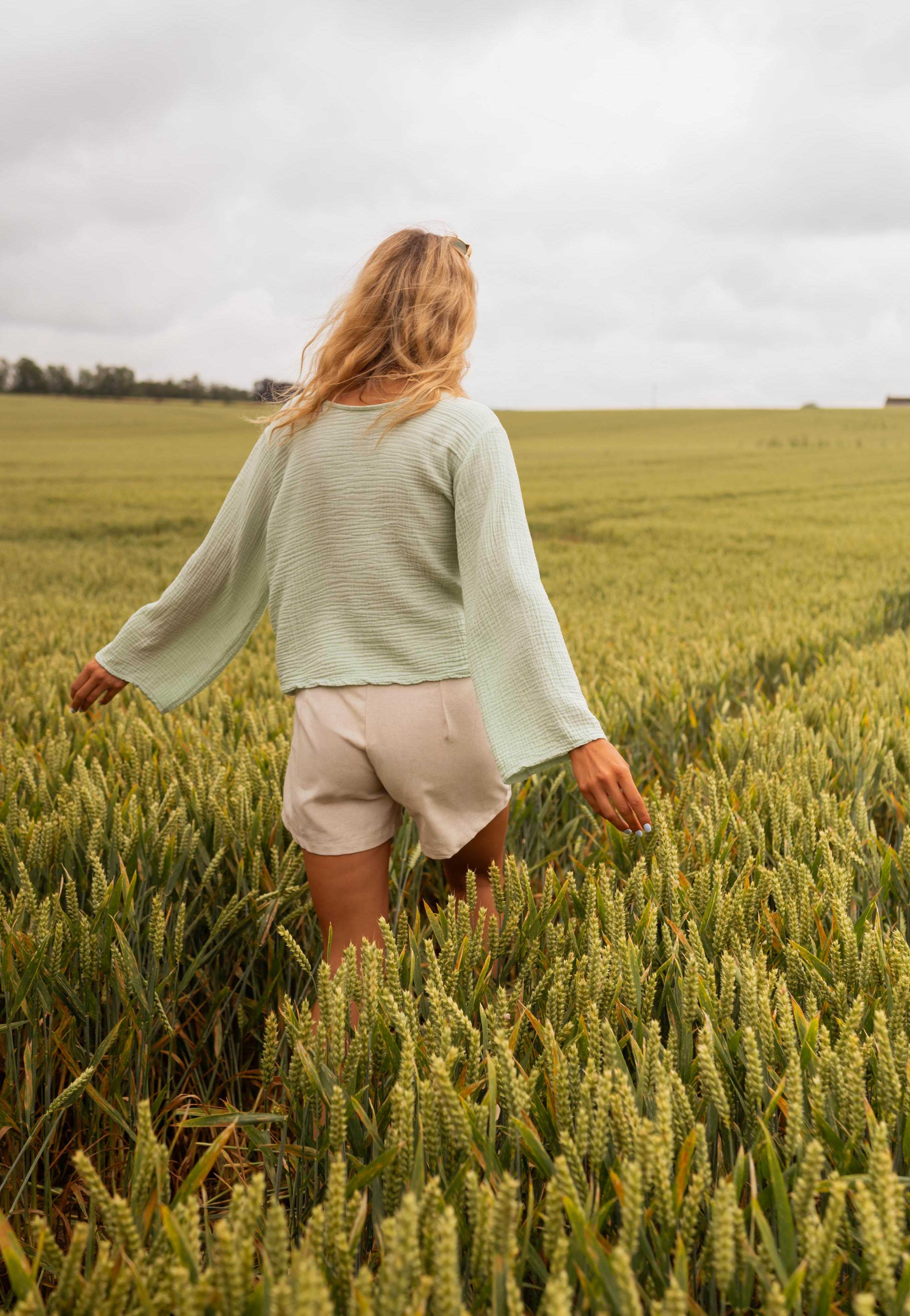 Sea Green Meda Blouse