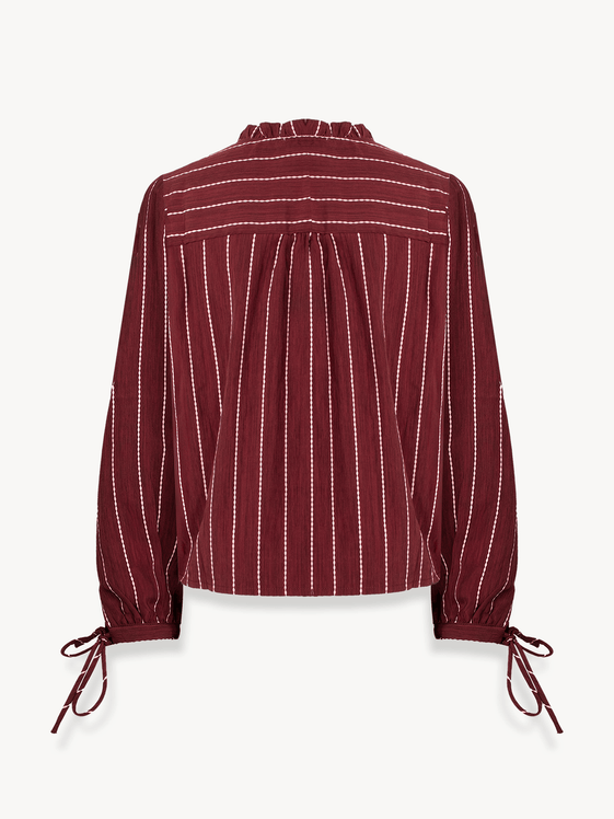 Burgundy Dorli Blouse