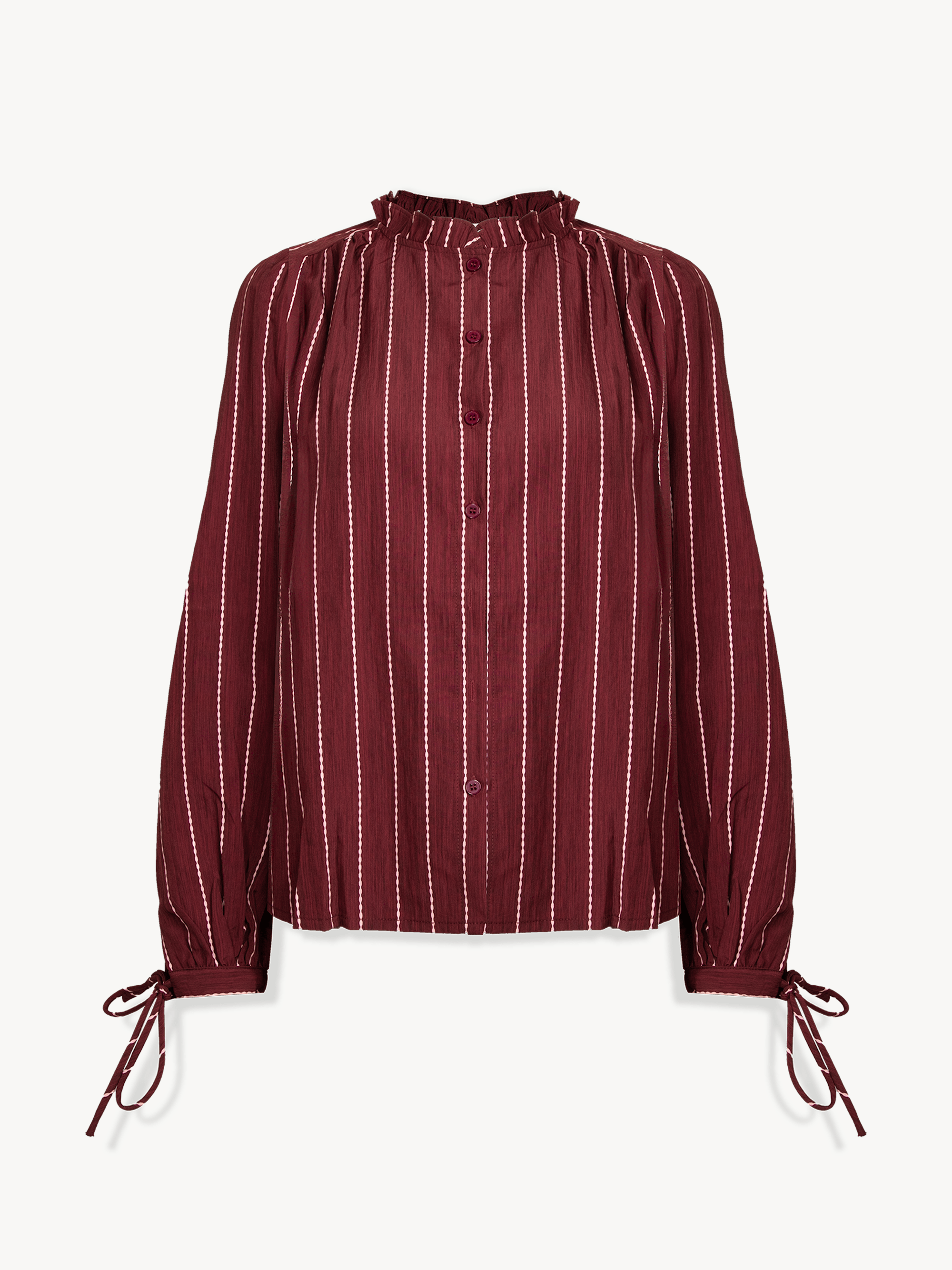 Burgundy Dorli Blouse