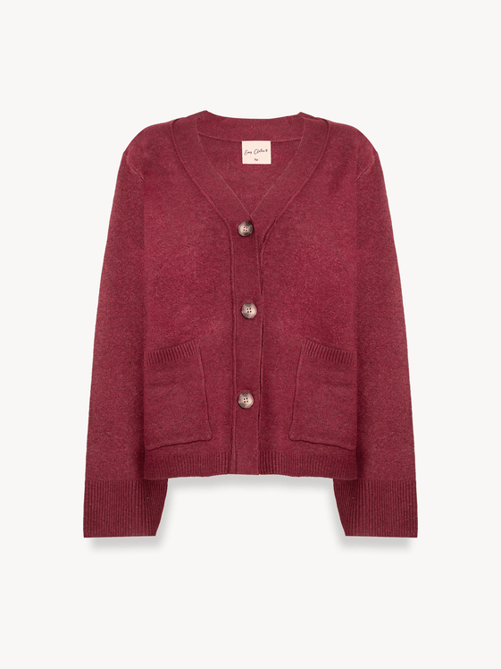 Burgundy Rima Cardigan