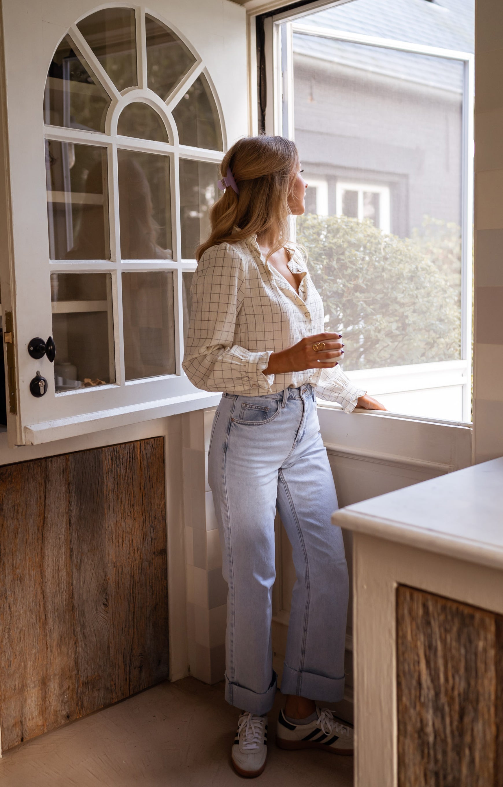 Checkered Blandine Shirt