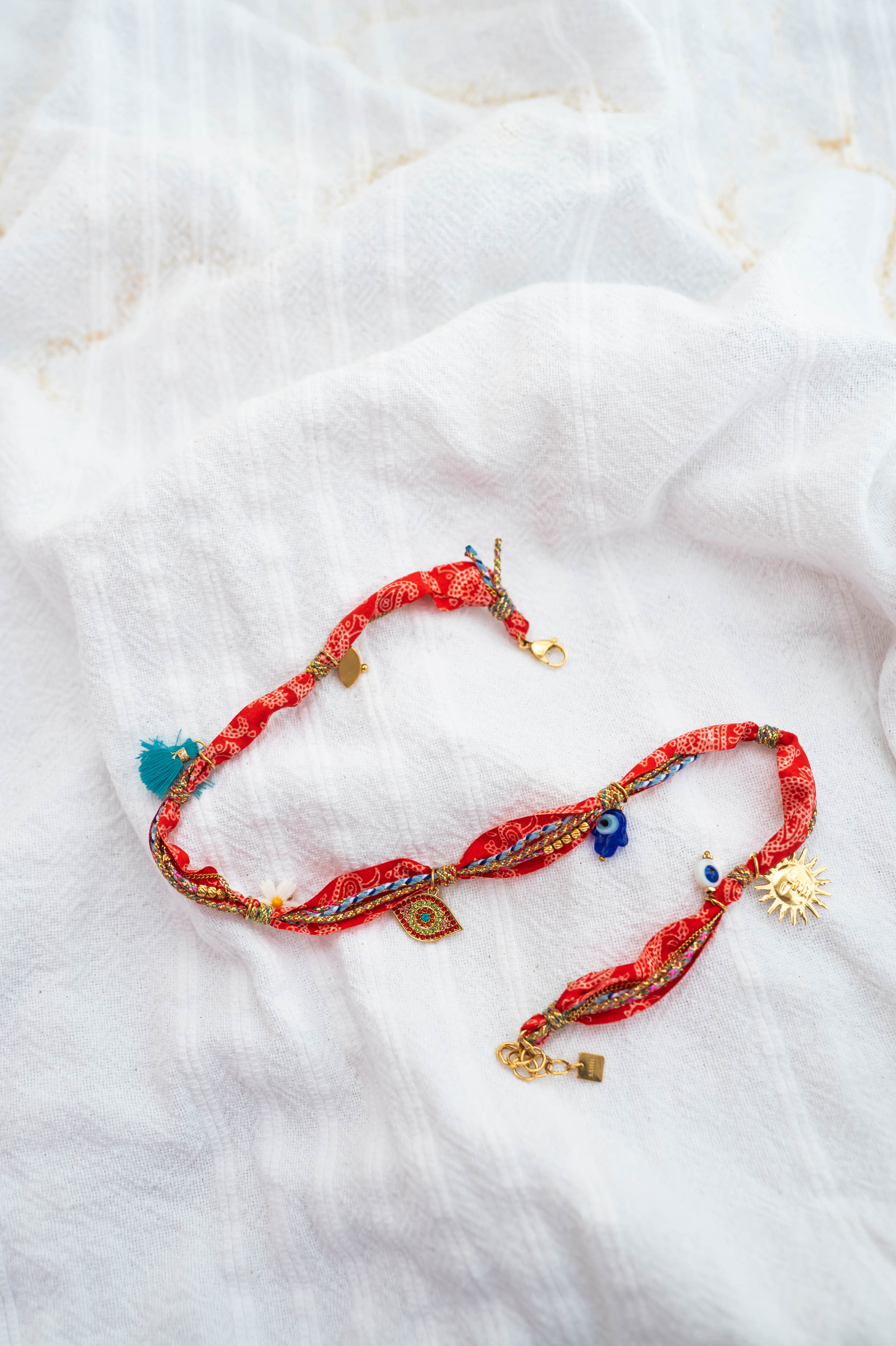 Red and Golden Louny Bracelet