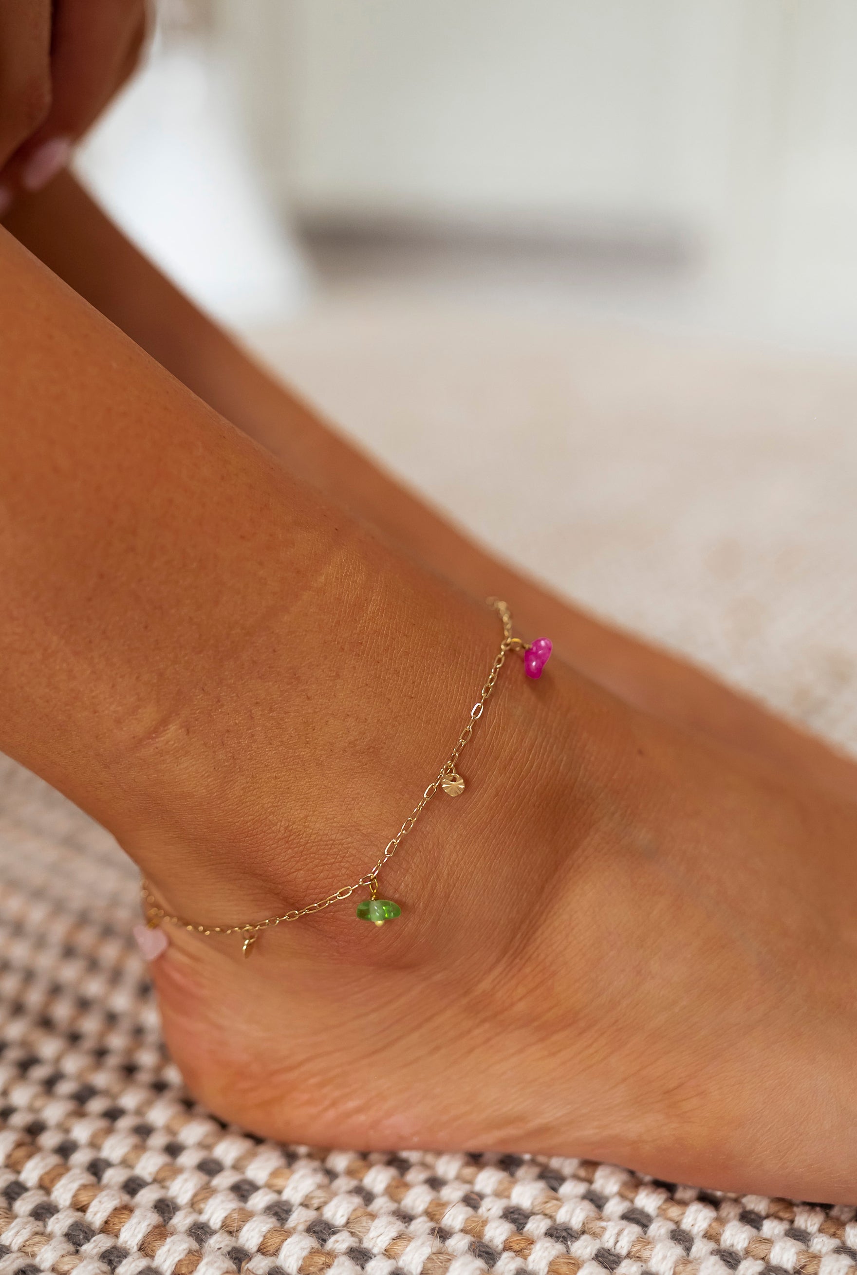 Golden Delta Anklet