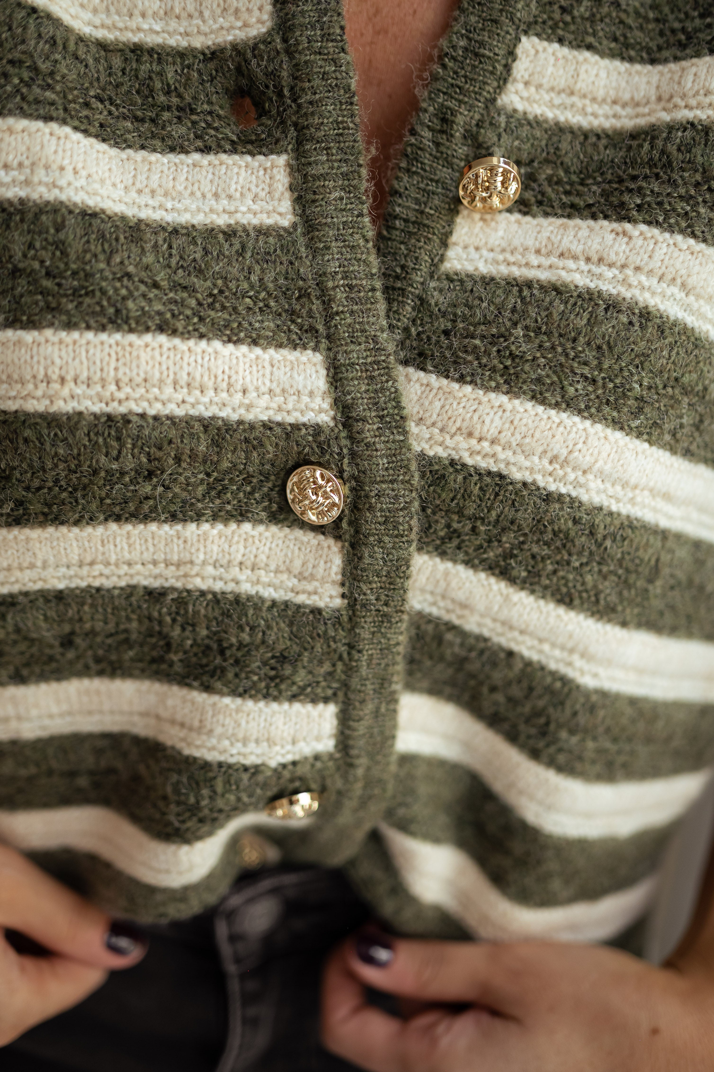 Khaki Bruce Cardigan