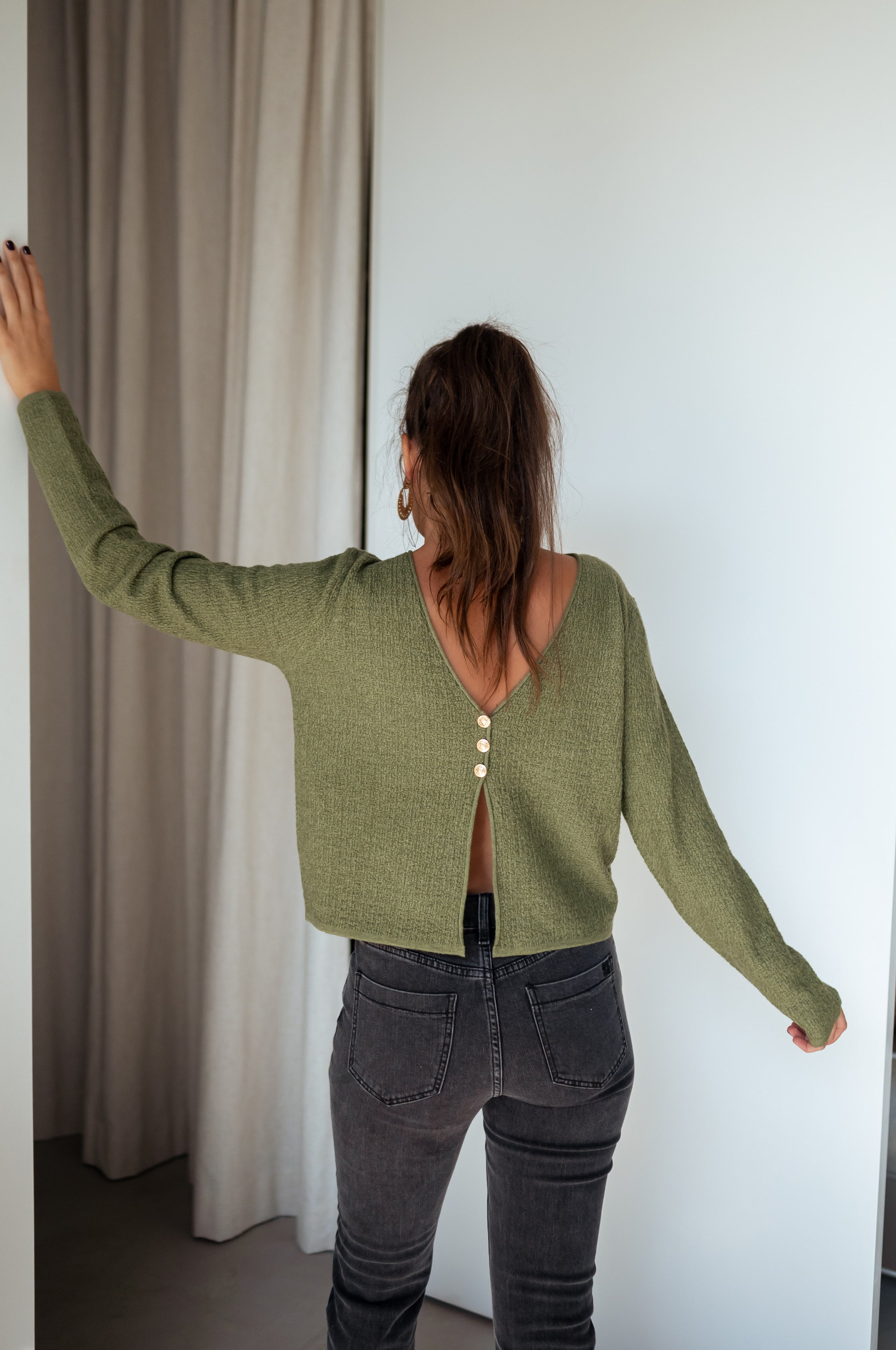 Khaki Alma Sweater