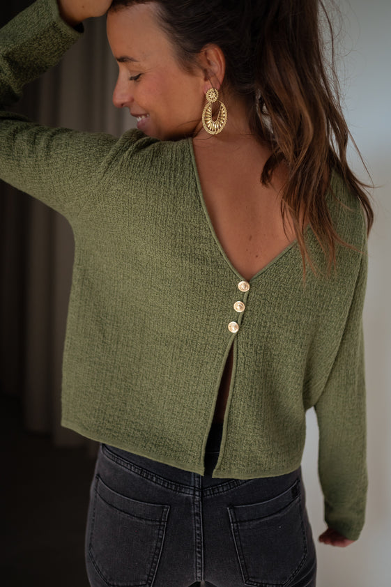 Khaki Alma Sweater