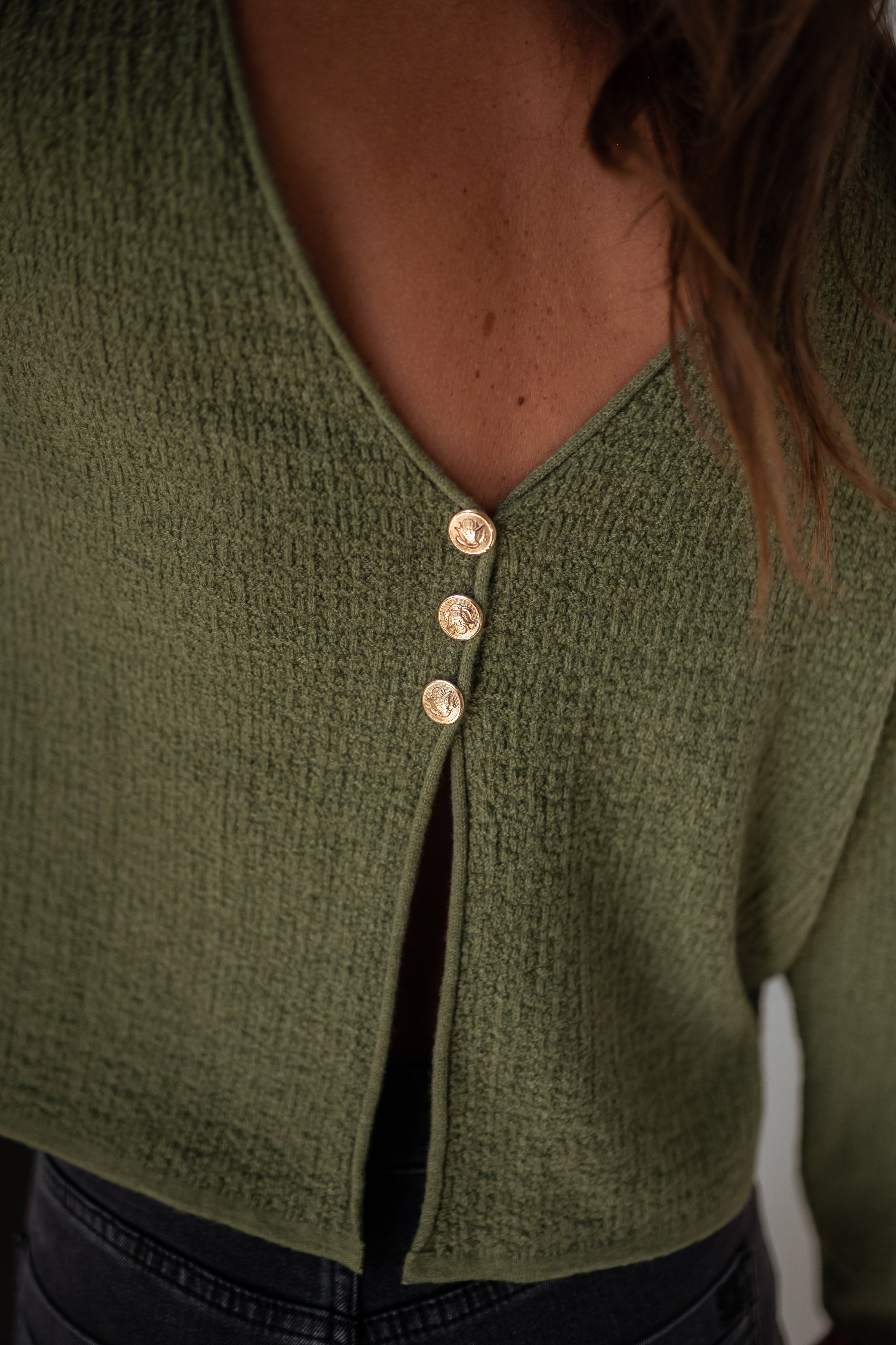 Khaki Alma Sweater