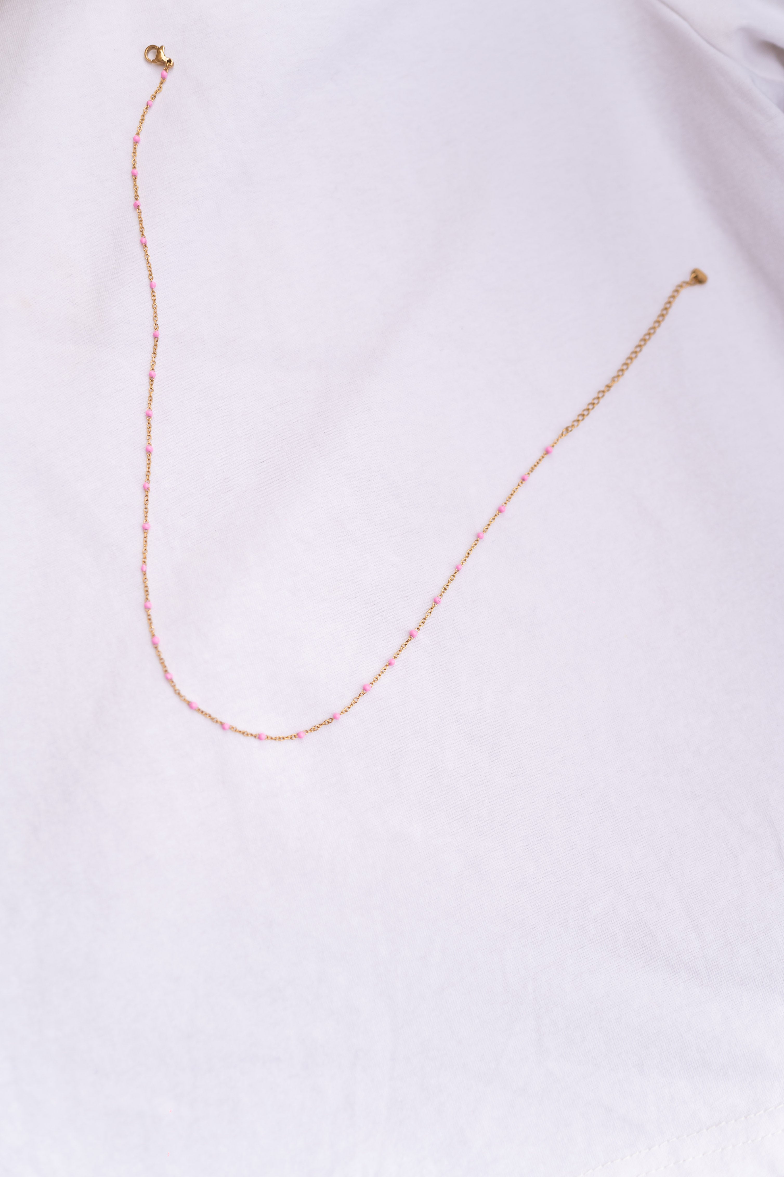 Pink Mary Necklace