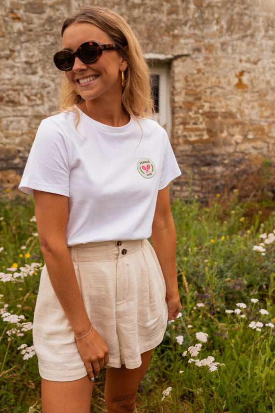 White Tennis Club T-Shirt