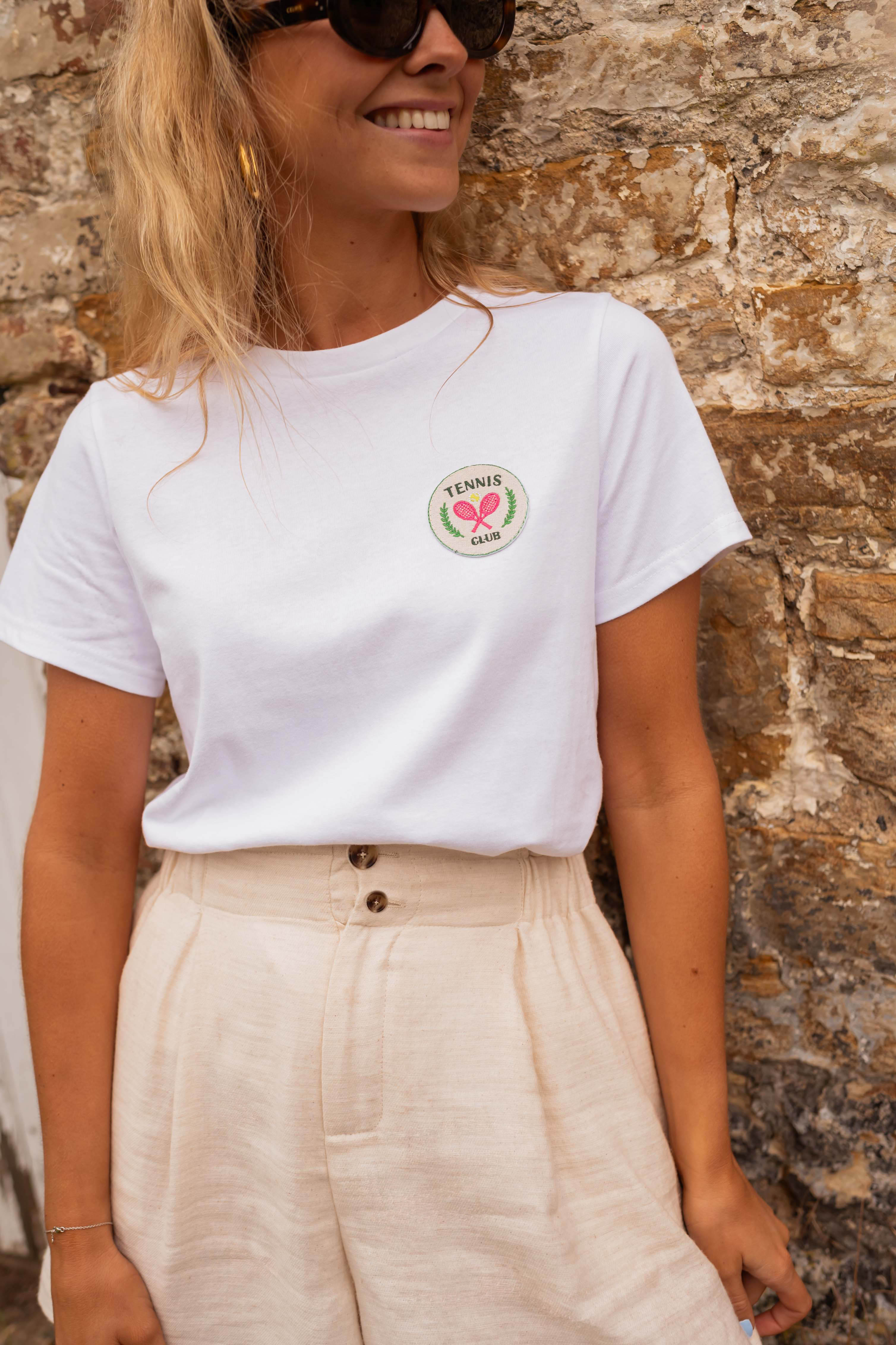 White Tennis Club T-Shirt