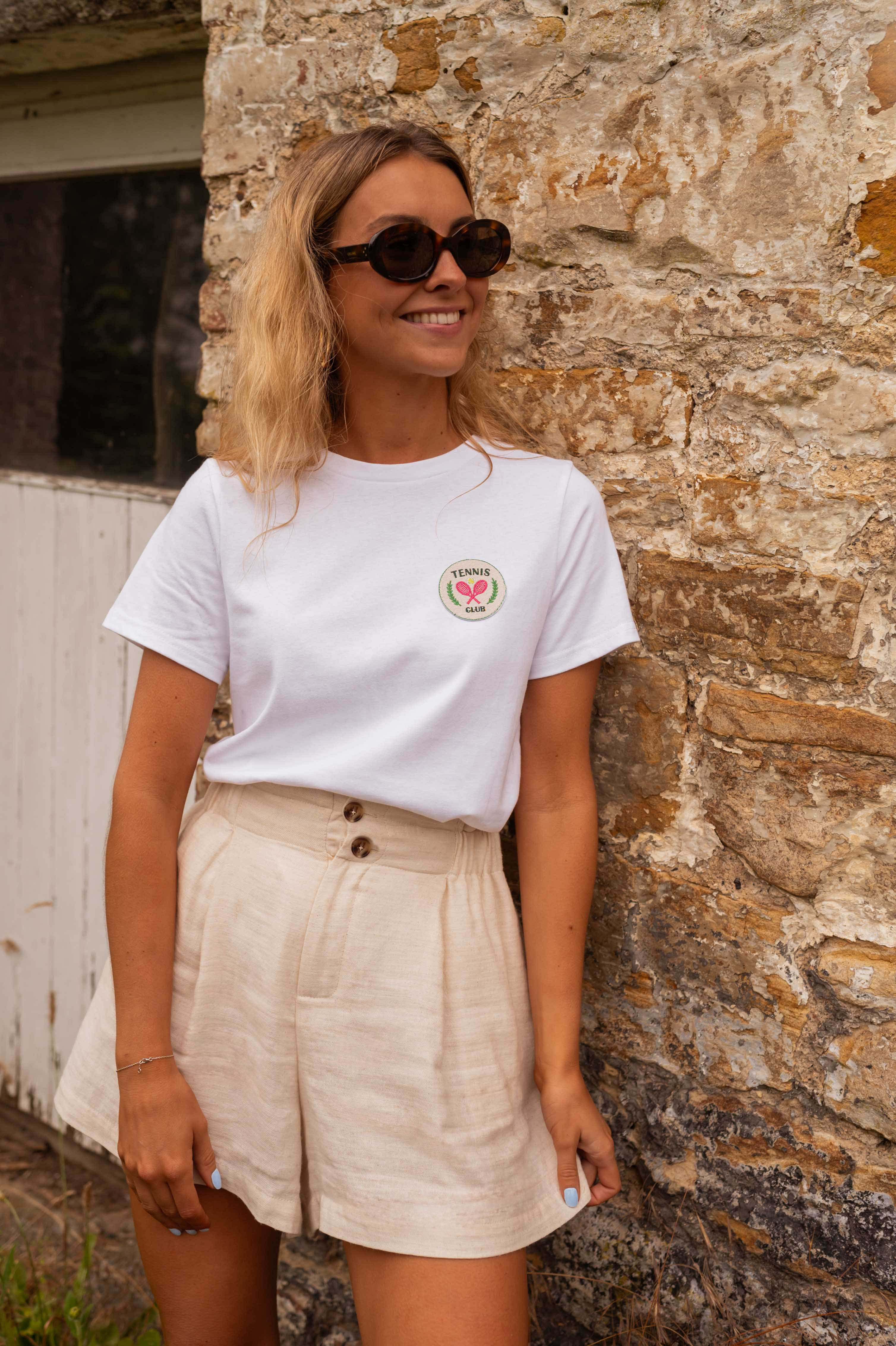 White Tennis Club T-Shirt