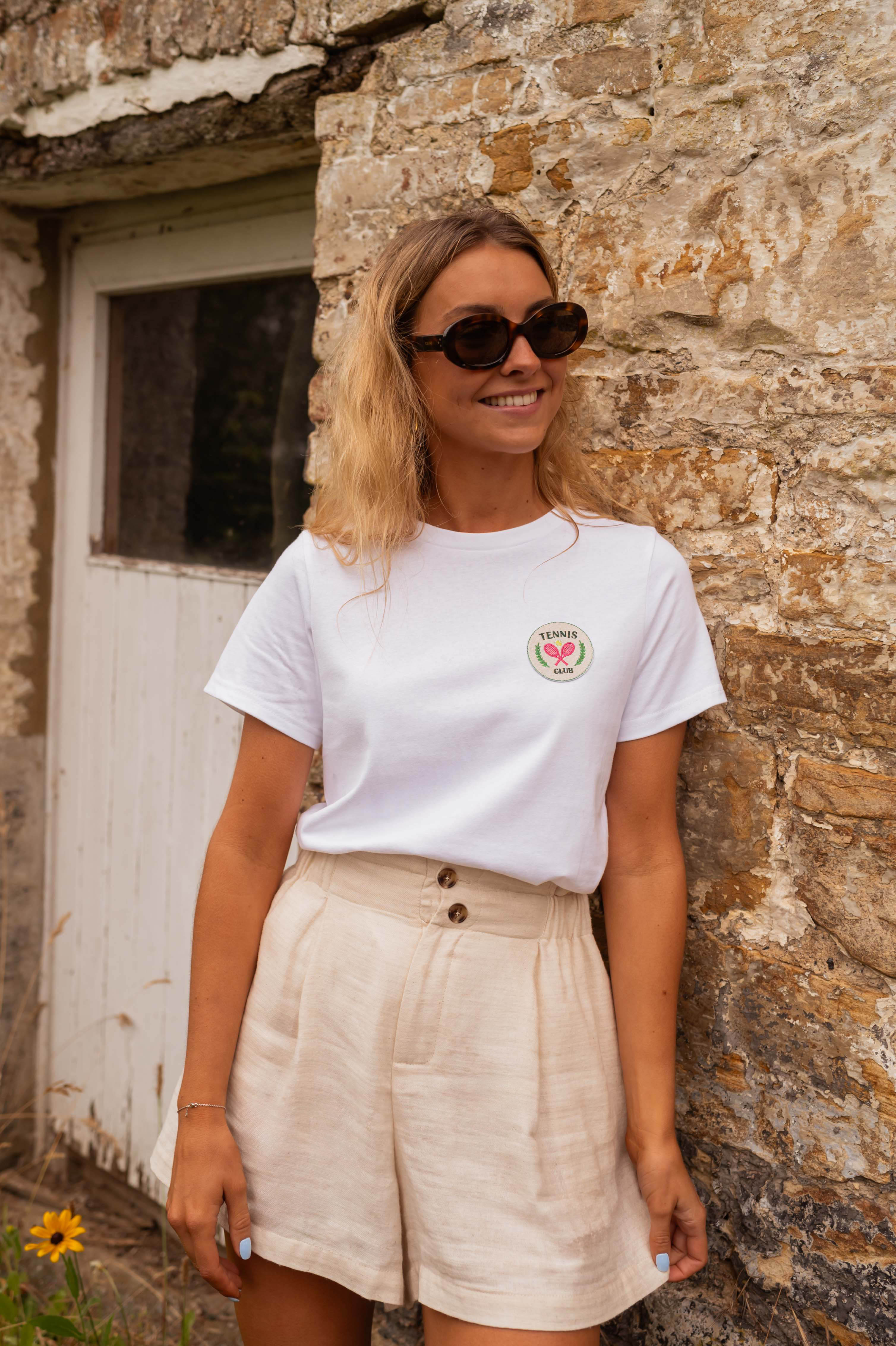 White Tennis Club T-Shirt