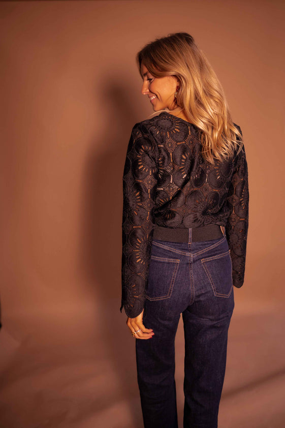 Black Lace Juna Blouse