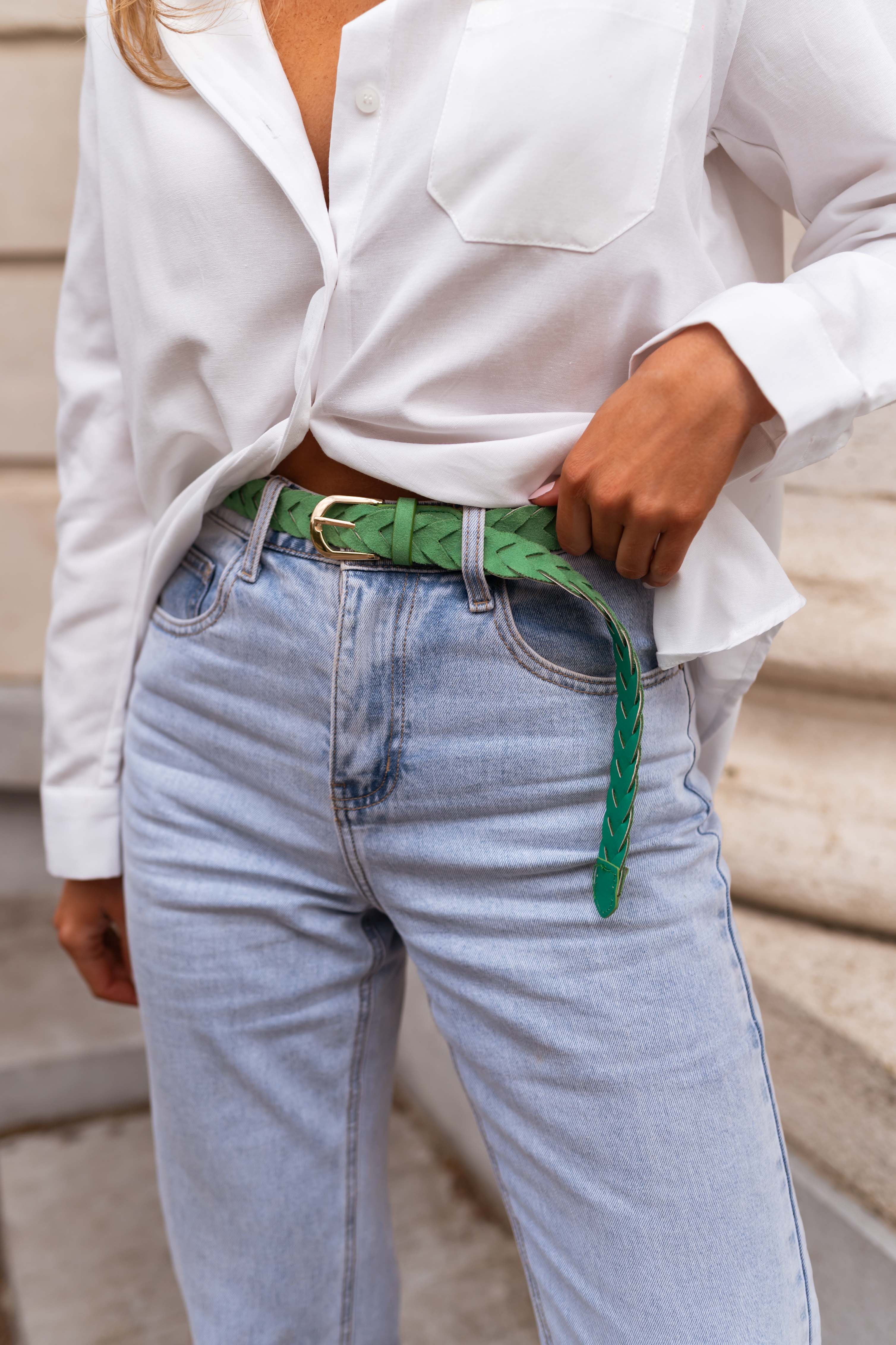 Green Aaron Belt