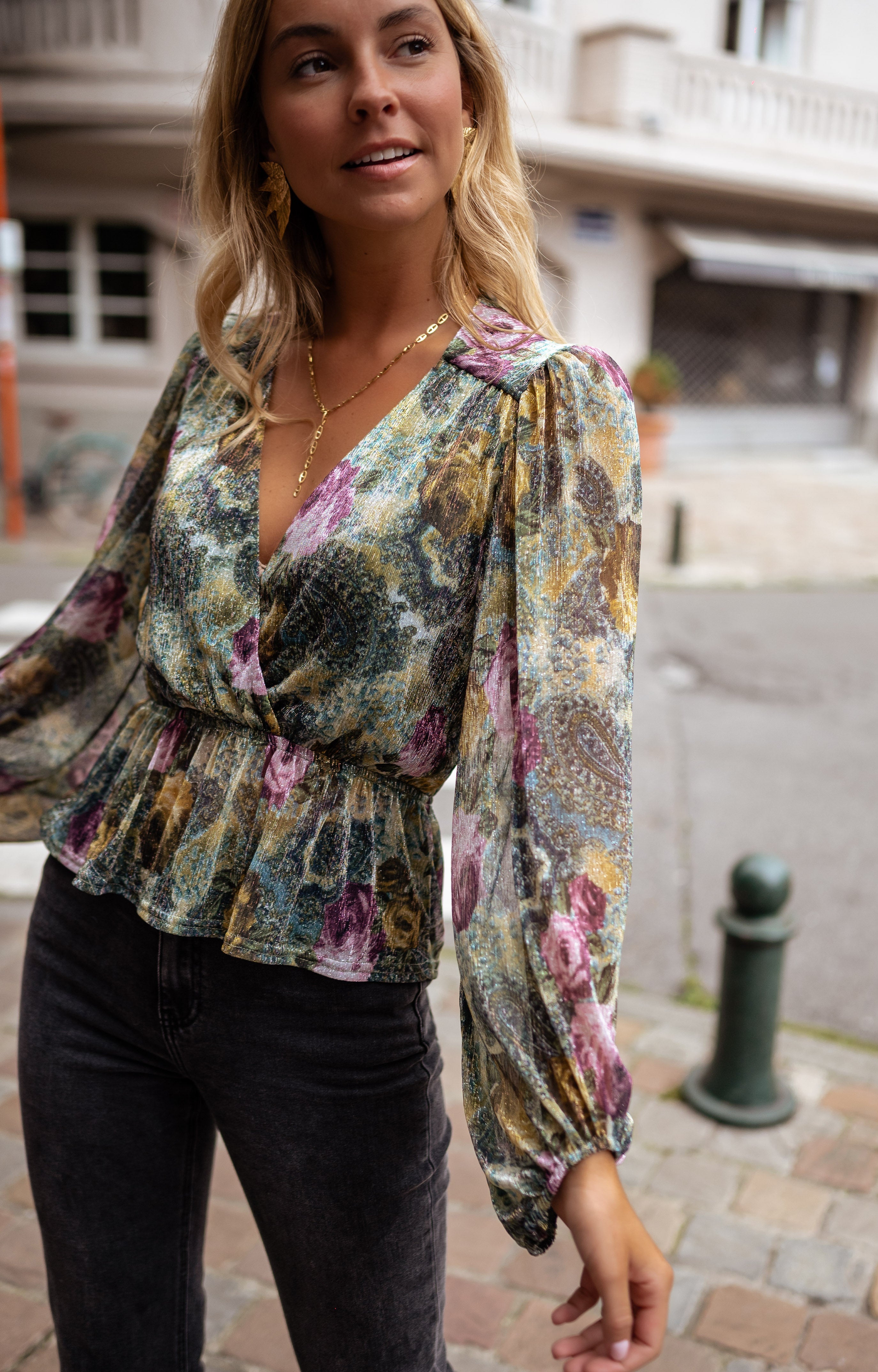 Floral Aidan Blouse