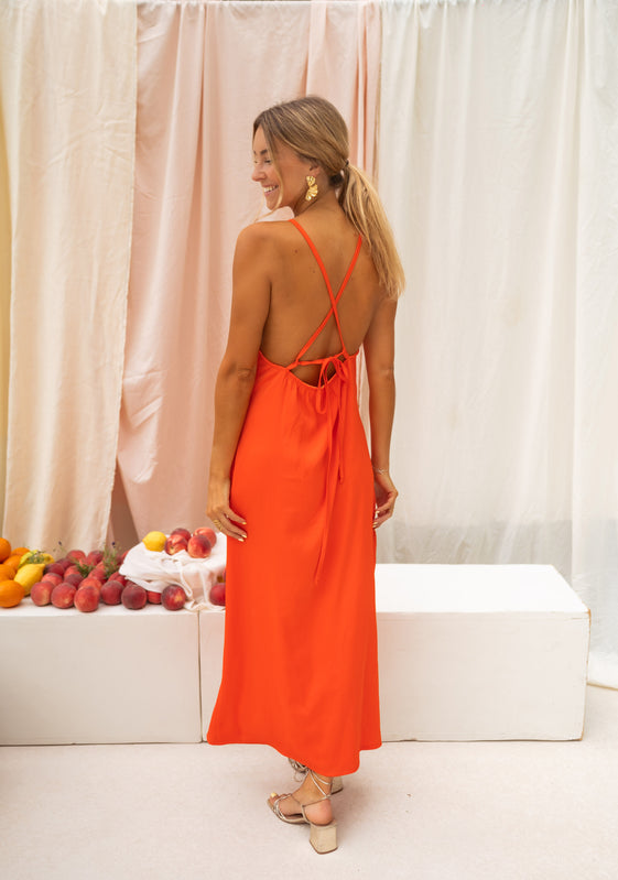 Orange Paulie Dress