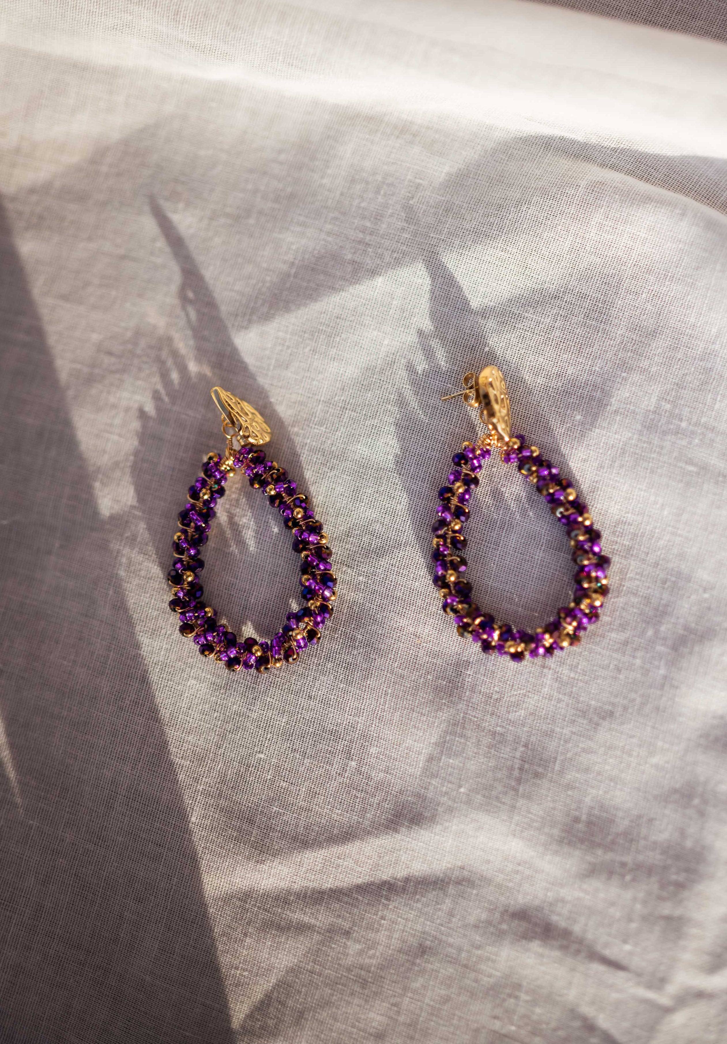 Purple Moreno Earrings