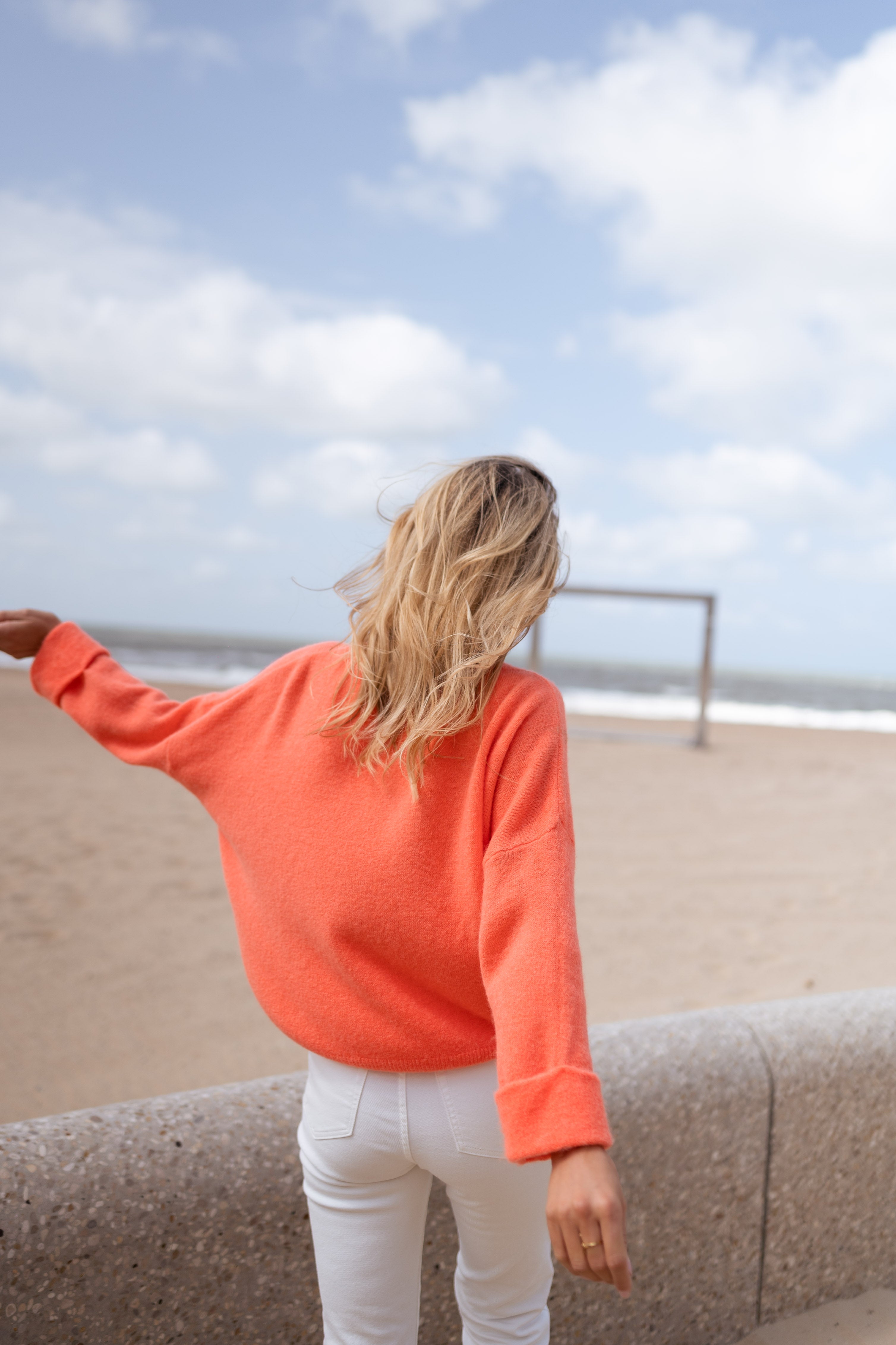 Orange Jena Sweater