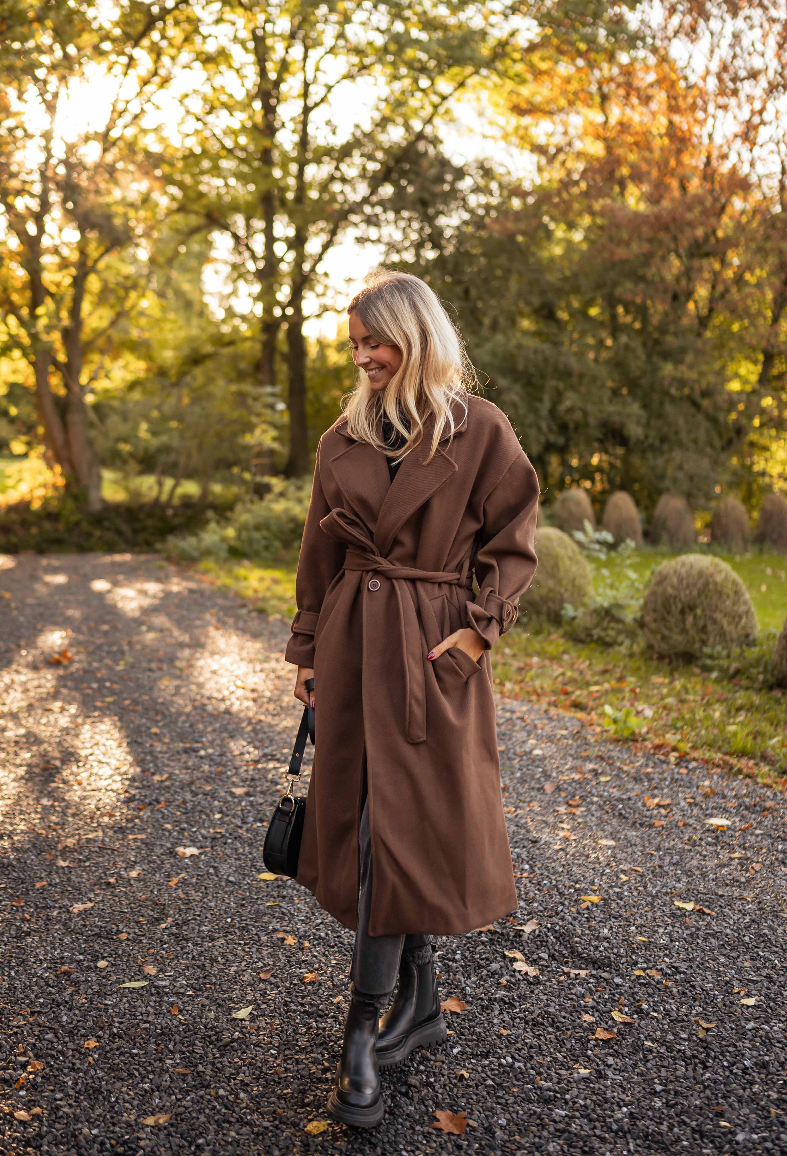 Chocolate Maddy Coat