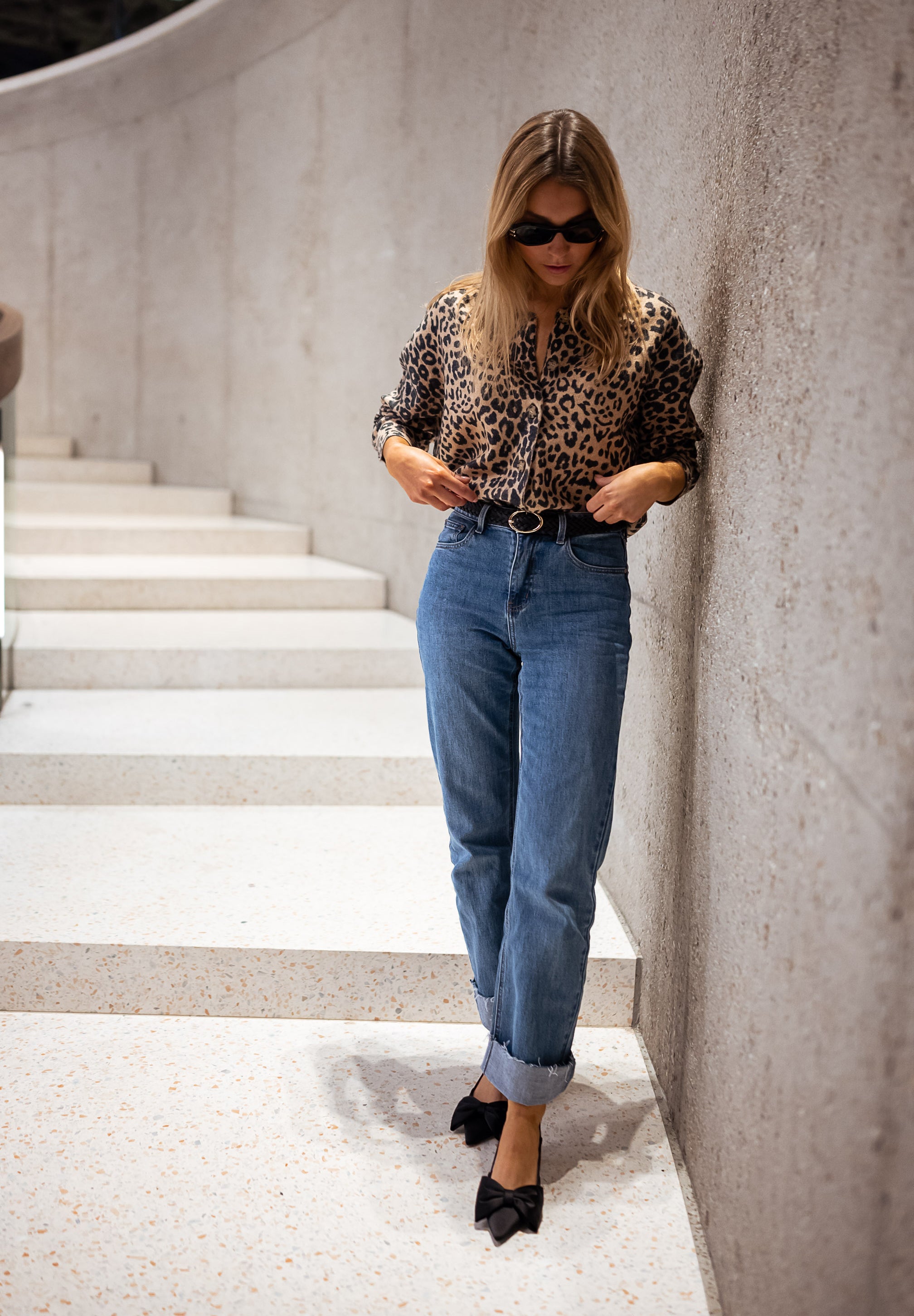 Leopard Barbara Cardigan