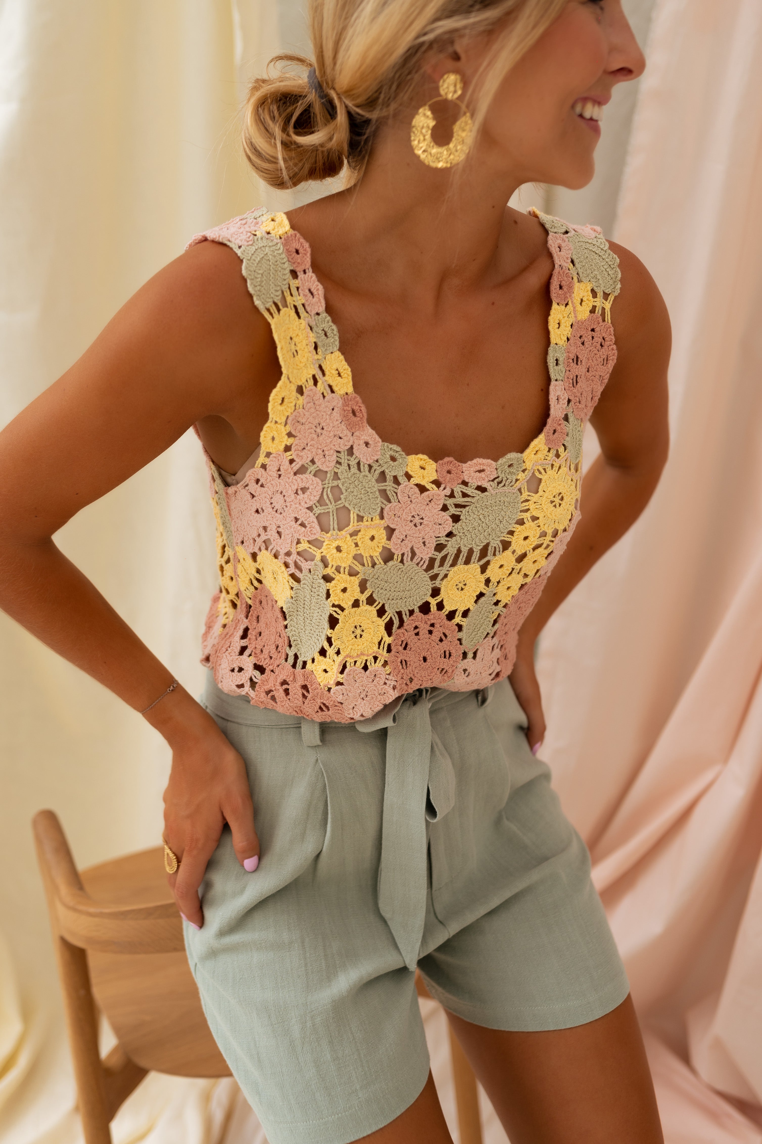 Floryne Crochet Top