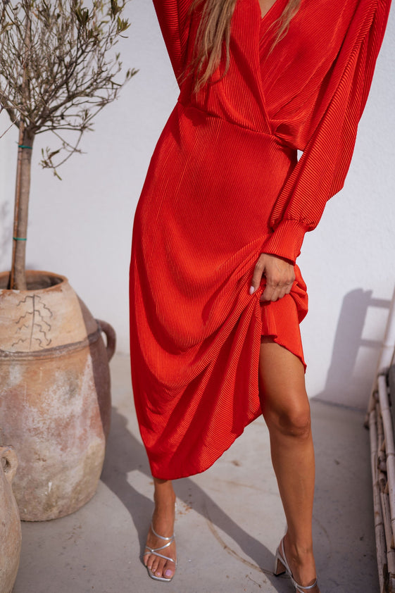 Coral Clea Dress