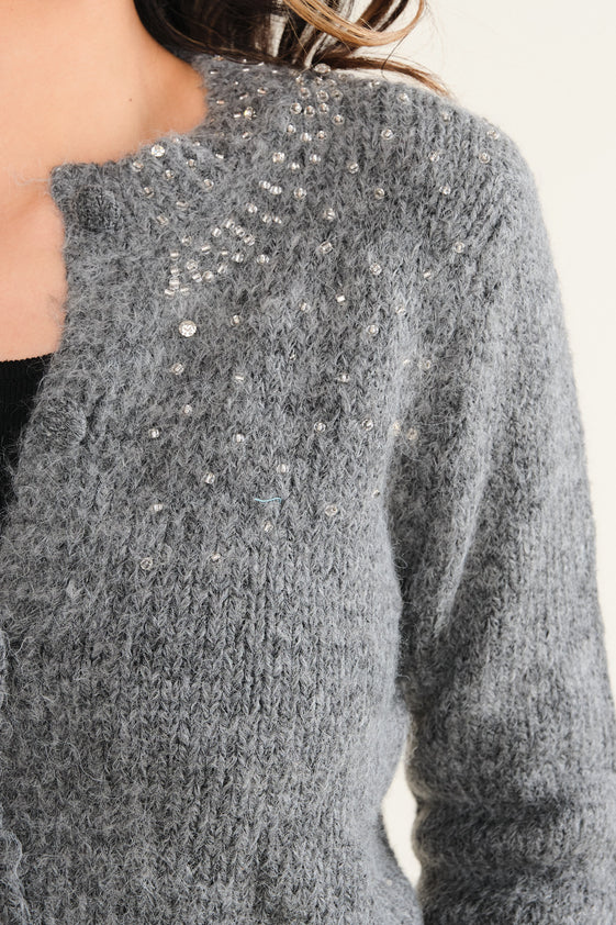 Grey Caro Cardigan