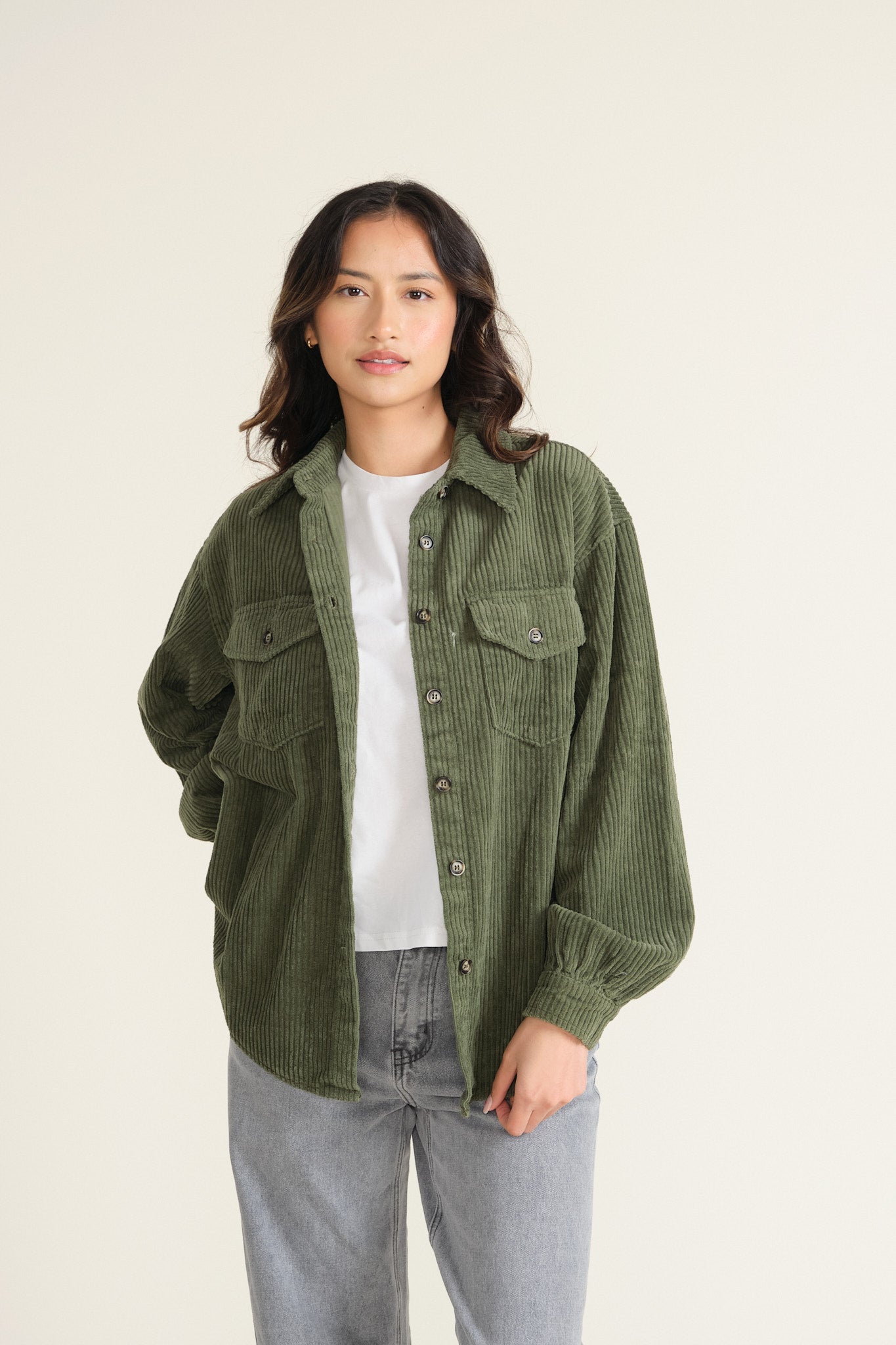 Khaki Louana Overshirt