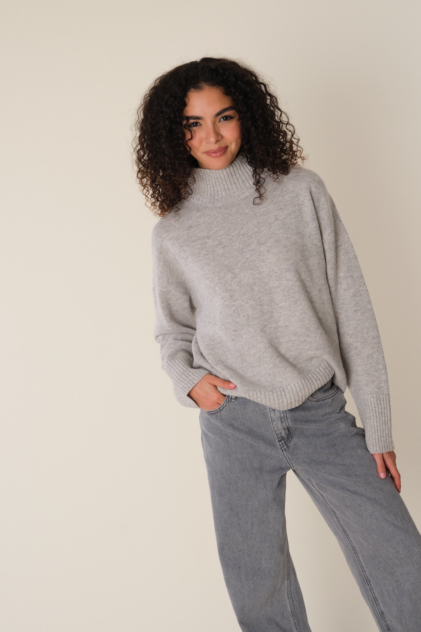 Grey Gawen Sweater