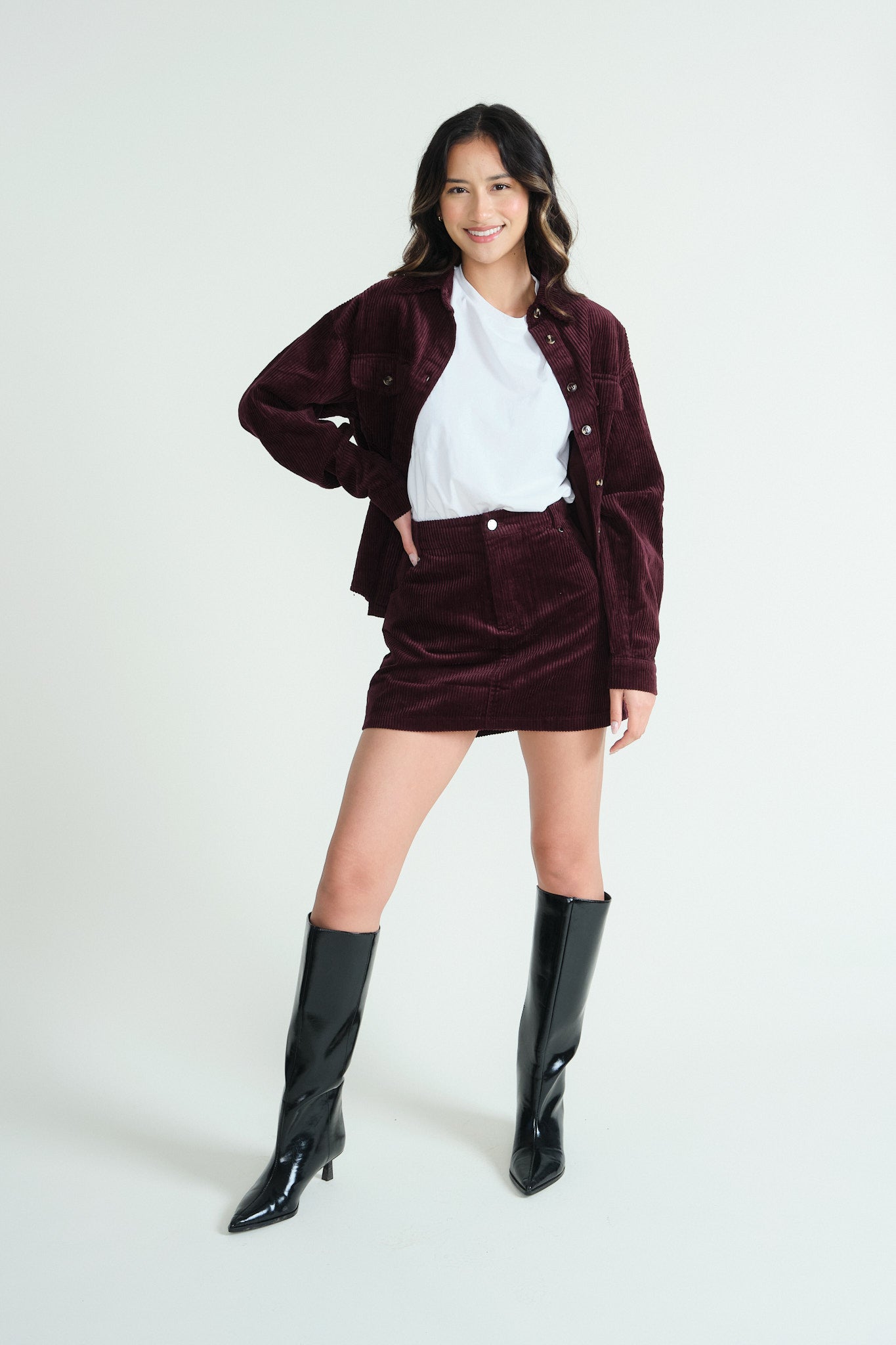 Burgundy Lopa Shirt