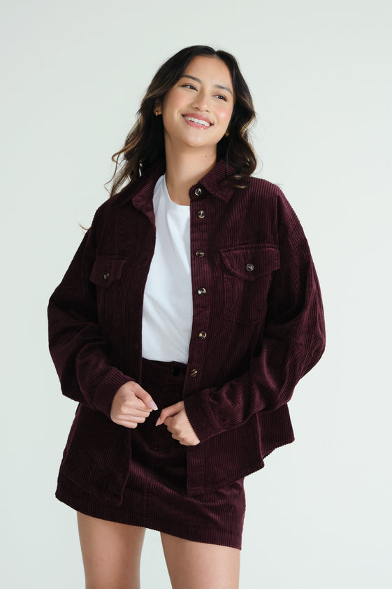 Burgundy Lopa Shirt