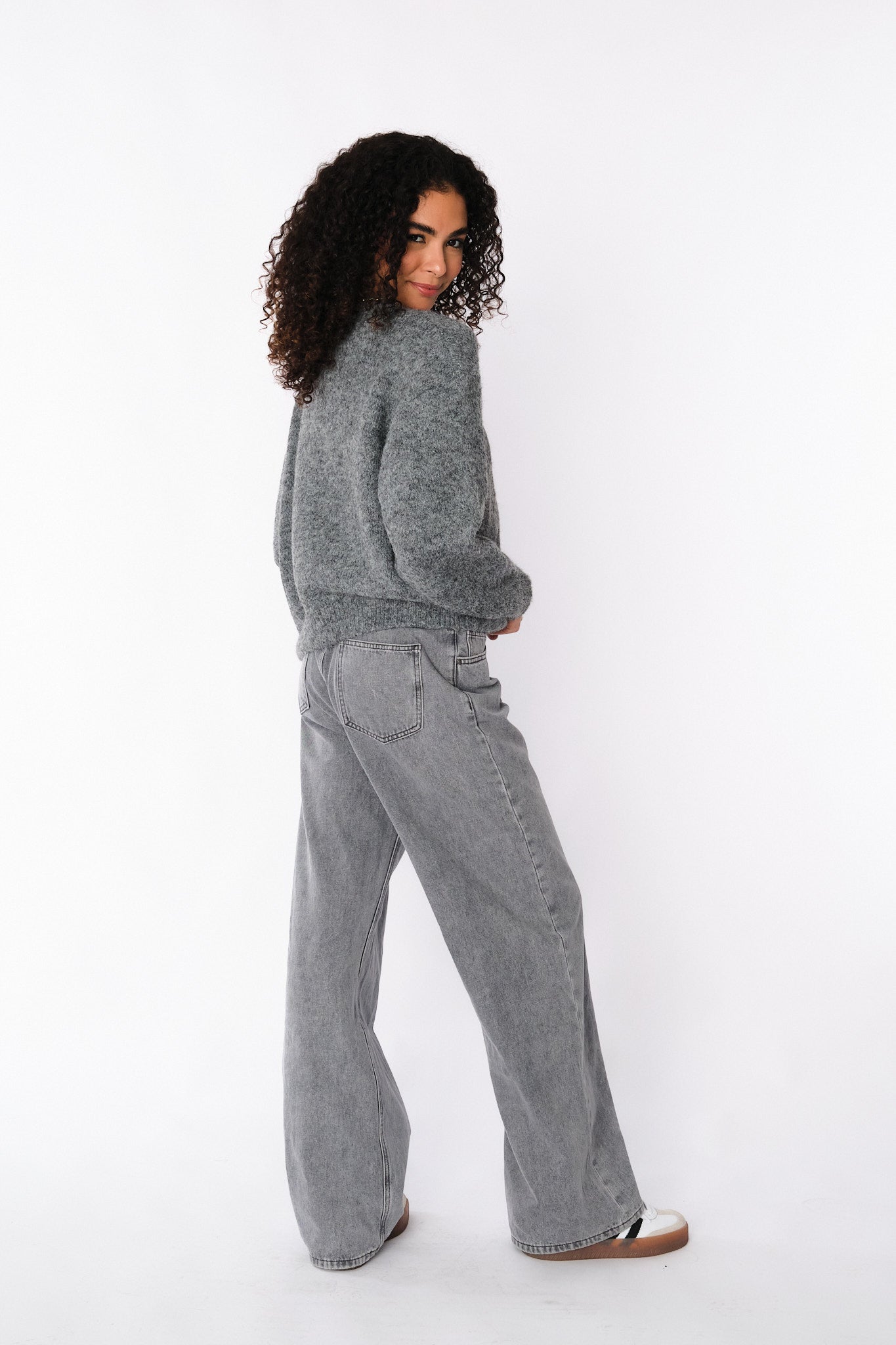 Grey Teri Sweater