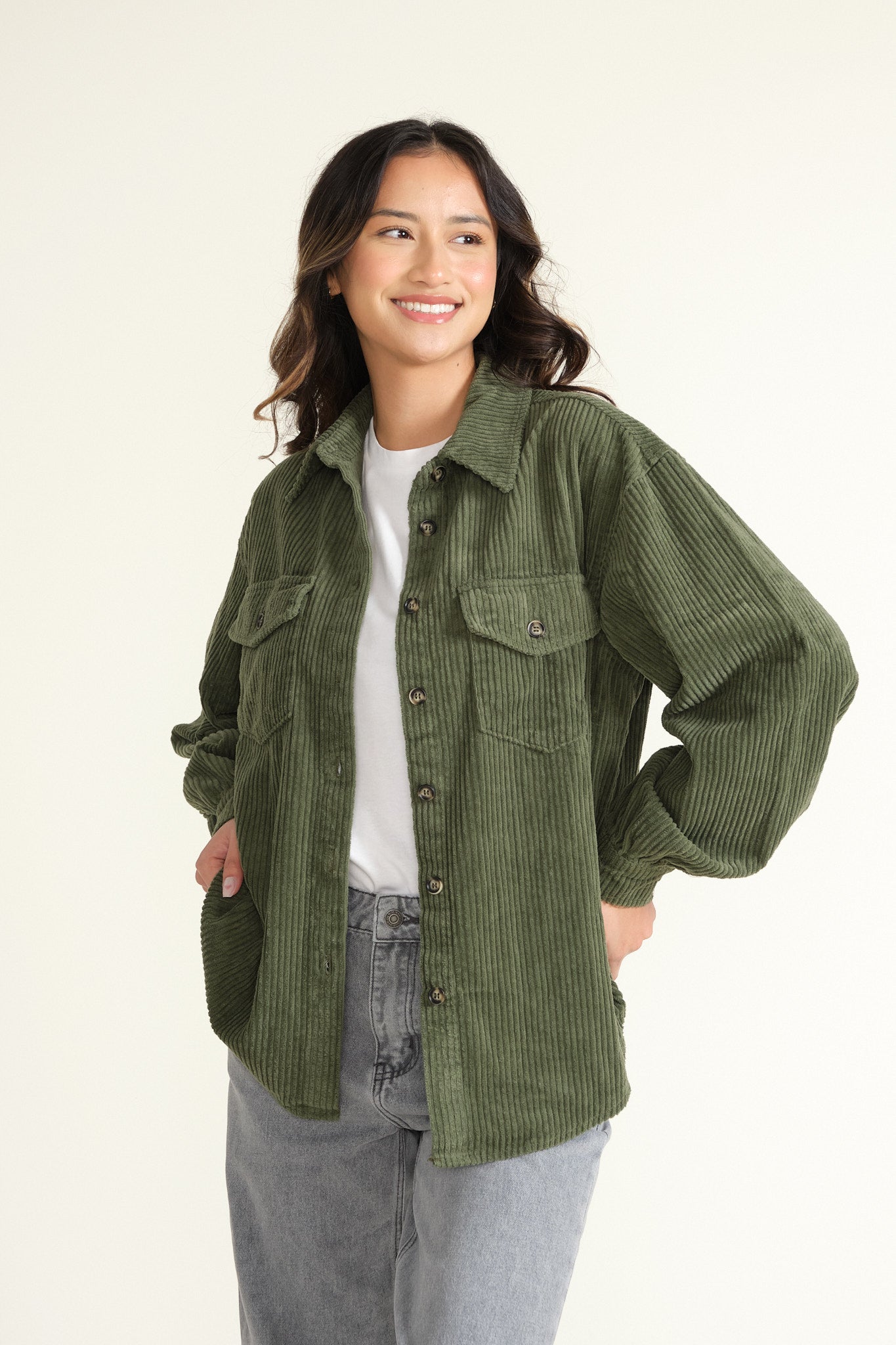 Khaki Louana Overshirt