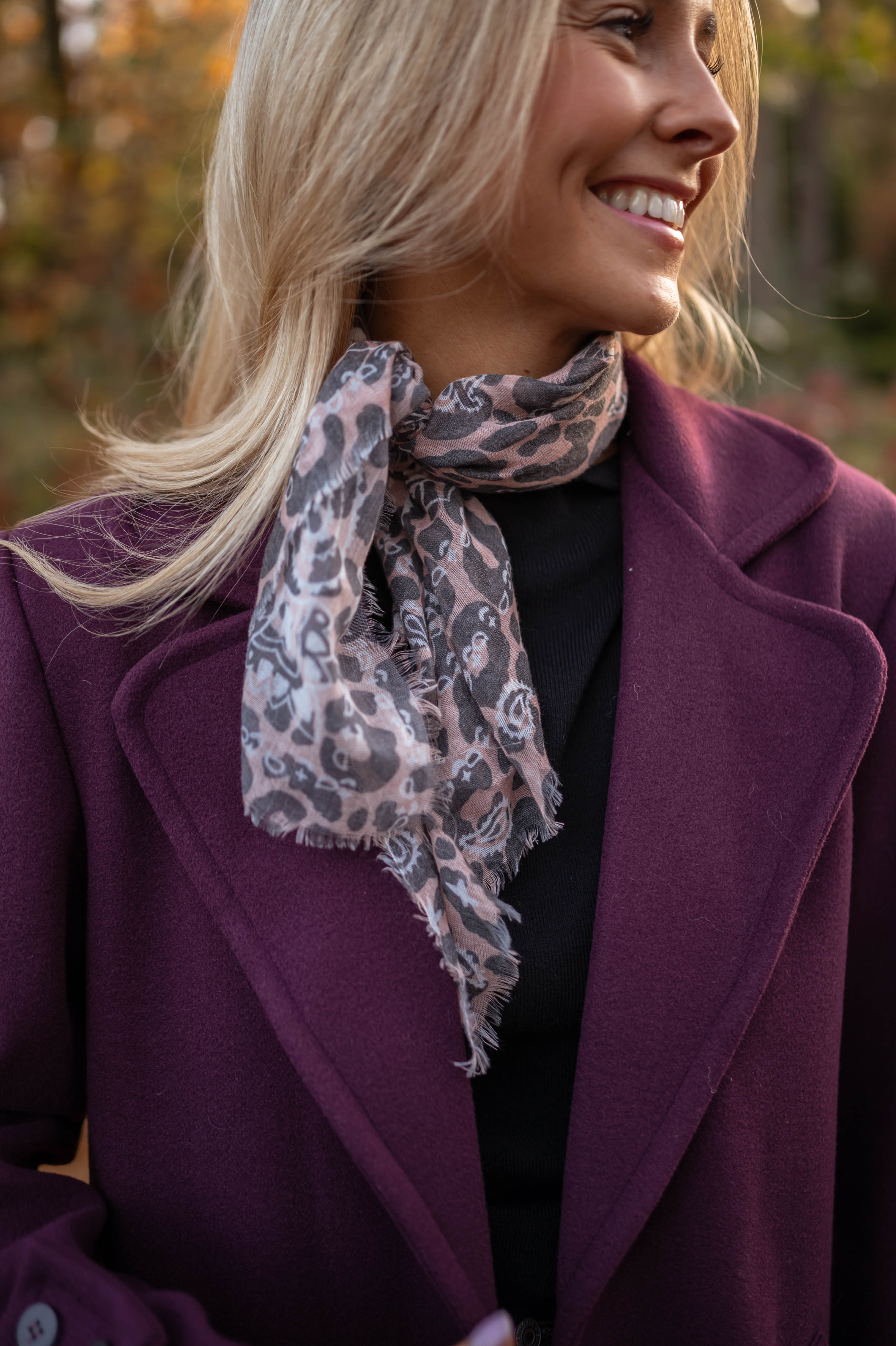 Leopard Clelia Scarf