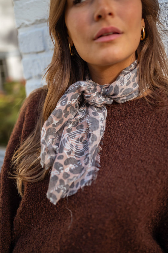 Leopard Clelia Scarf