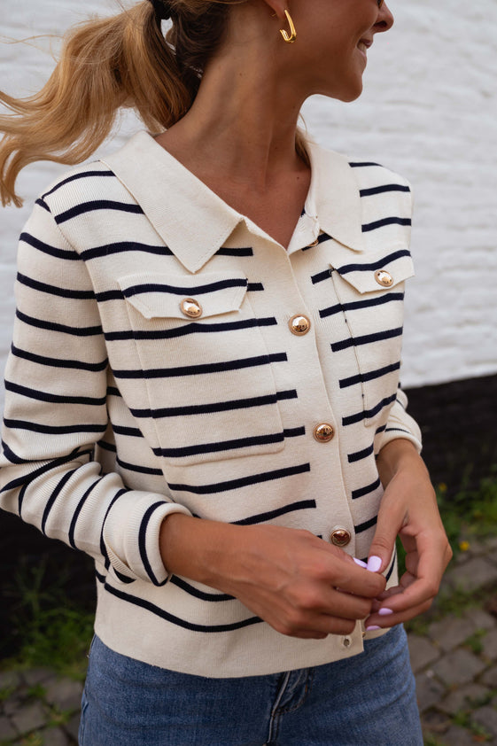 Striped Kala Cardigan