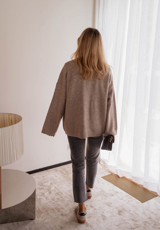 Beige Marta Cardigan