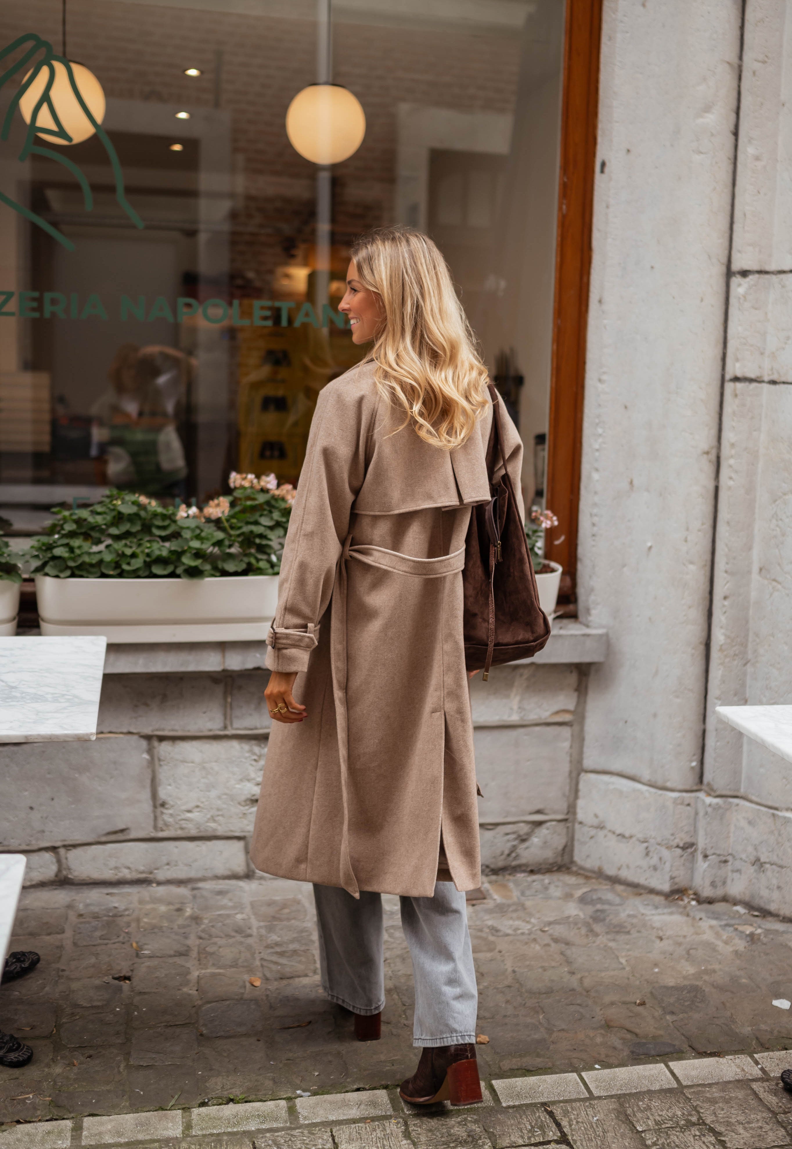 Taupe Jannah Coat