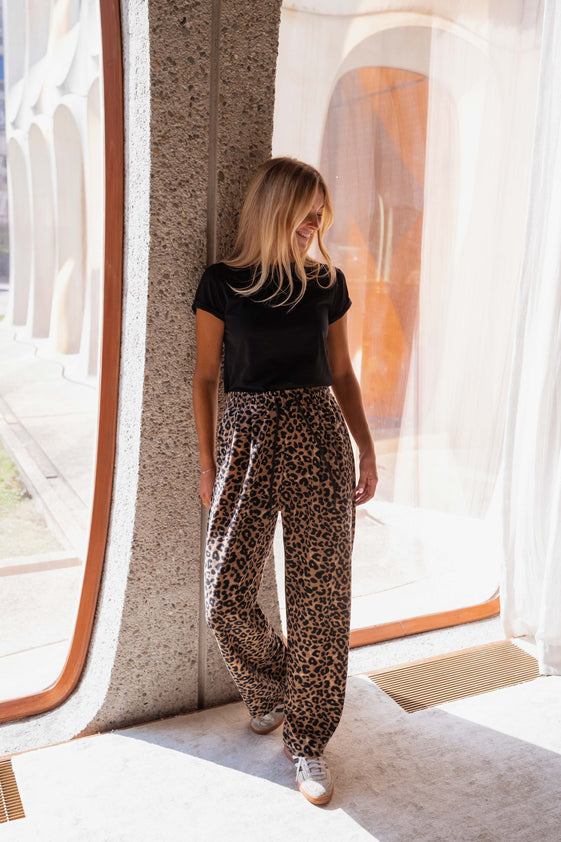 Leopard Fares Pants