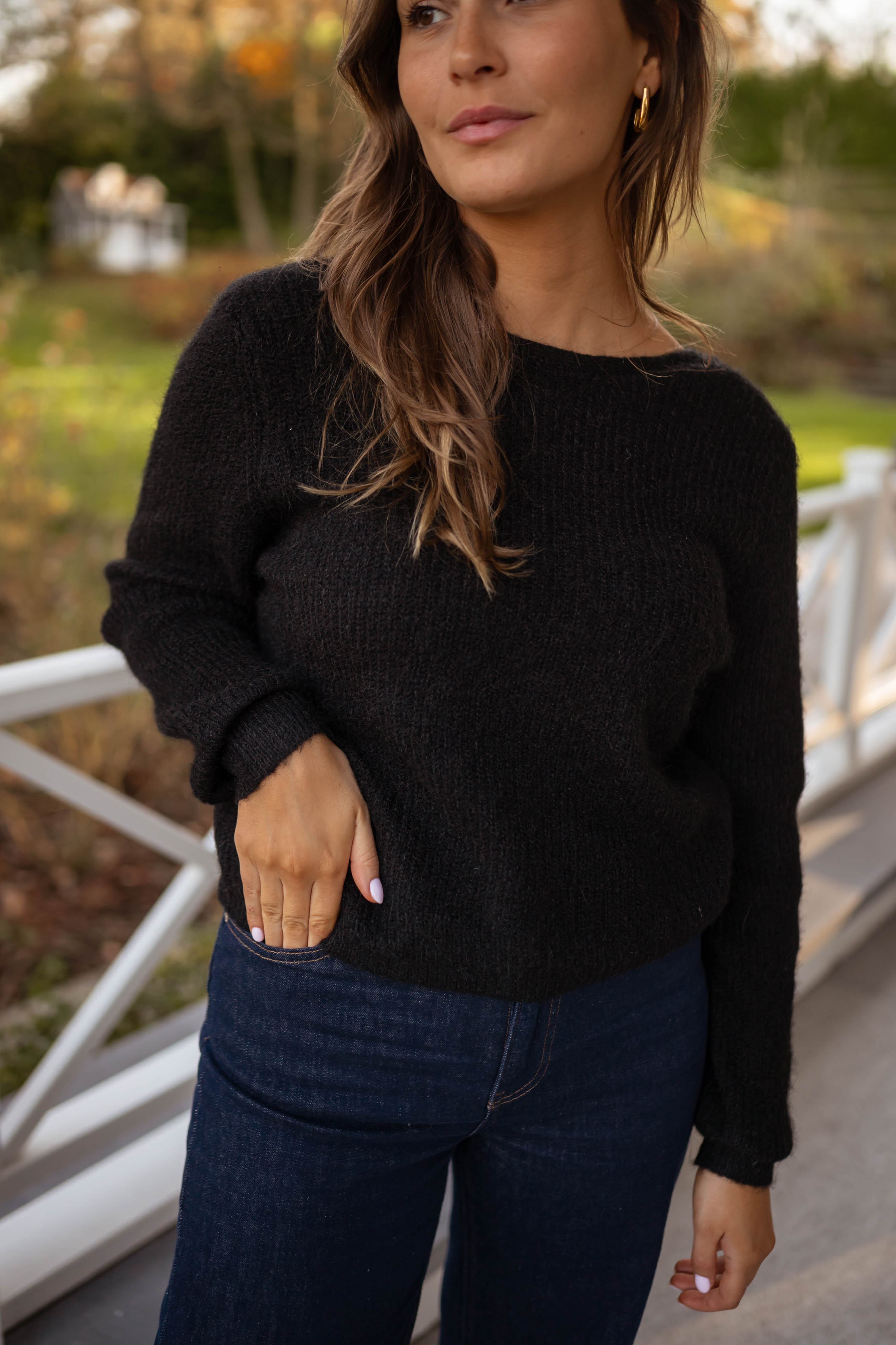 Black Attal Sweater