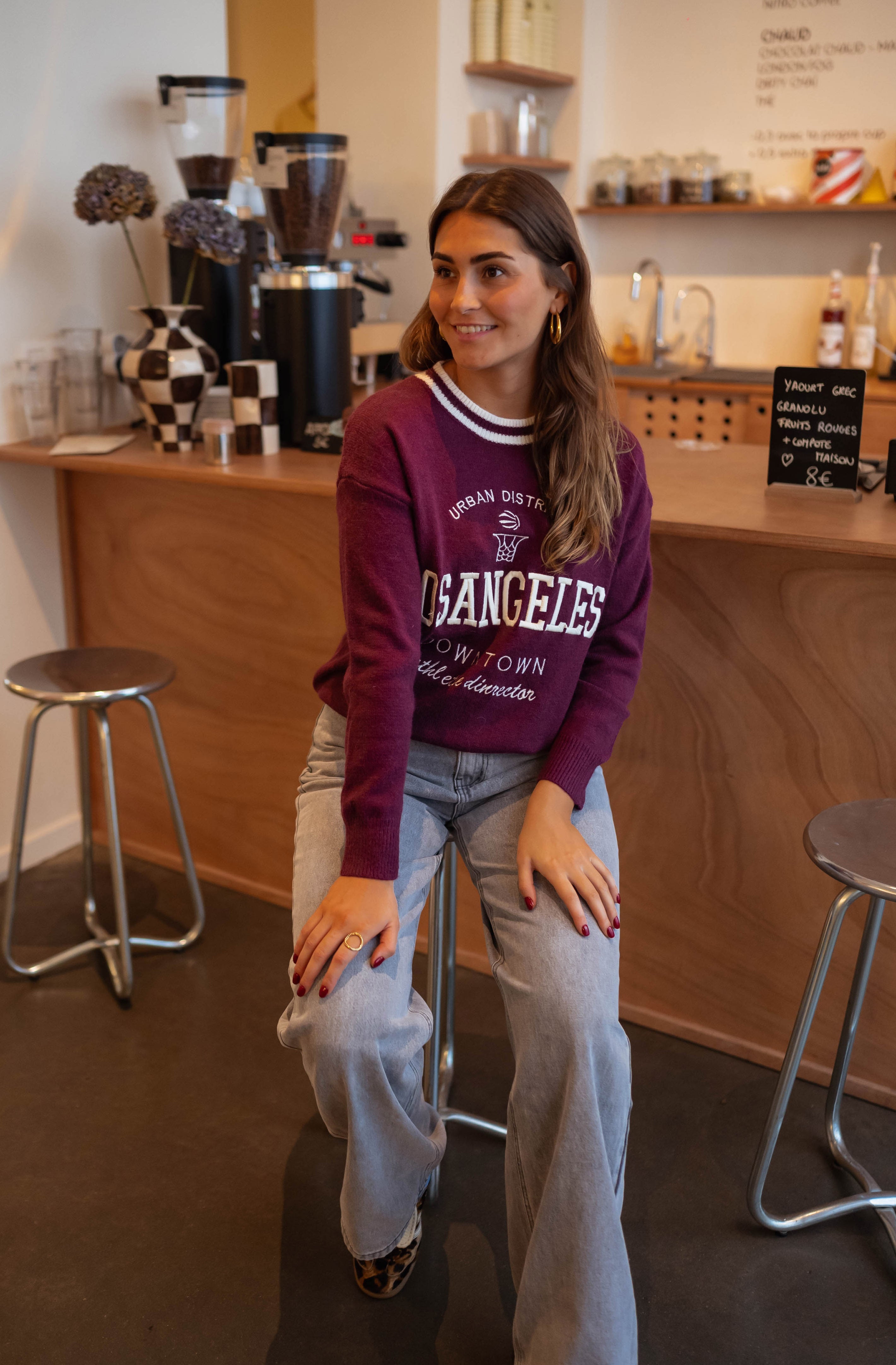 Burgundy Diego Sweater