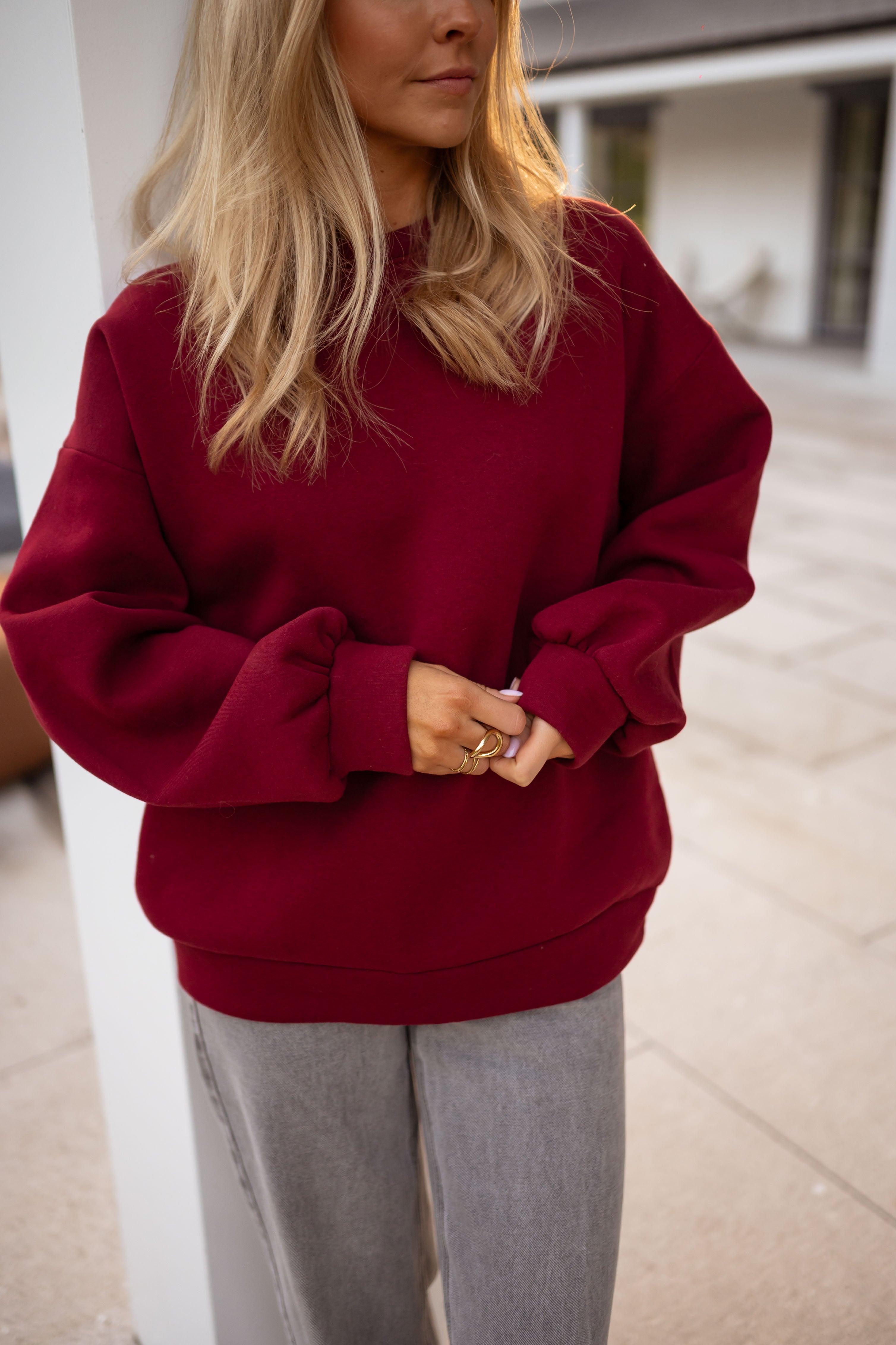 Burgundy Mayfair Sweater