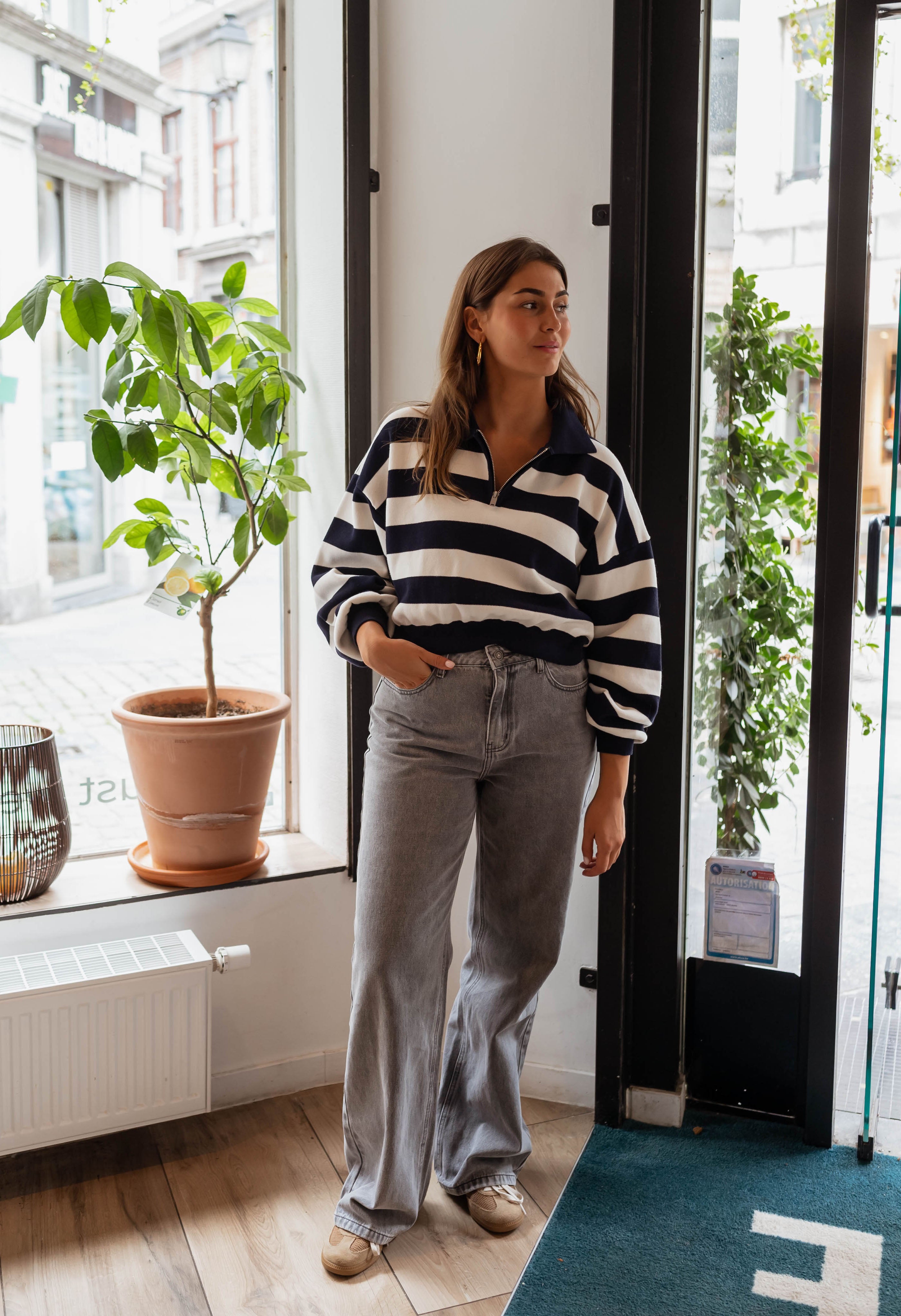 Striped Elise Sweater