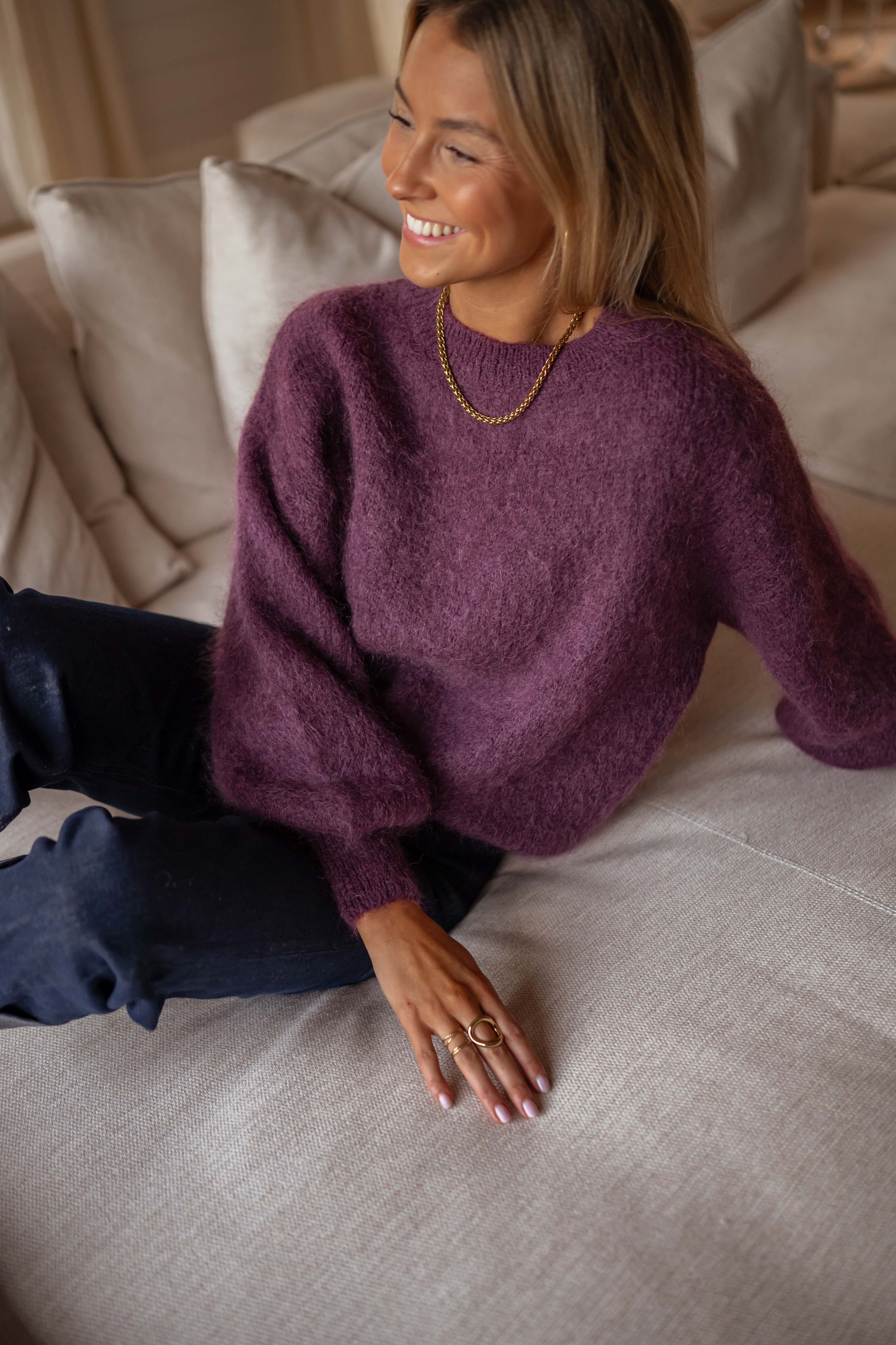 Plum Russel Sweater