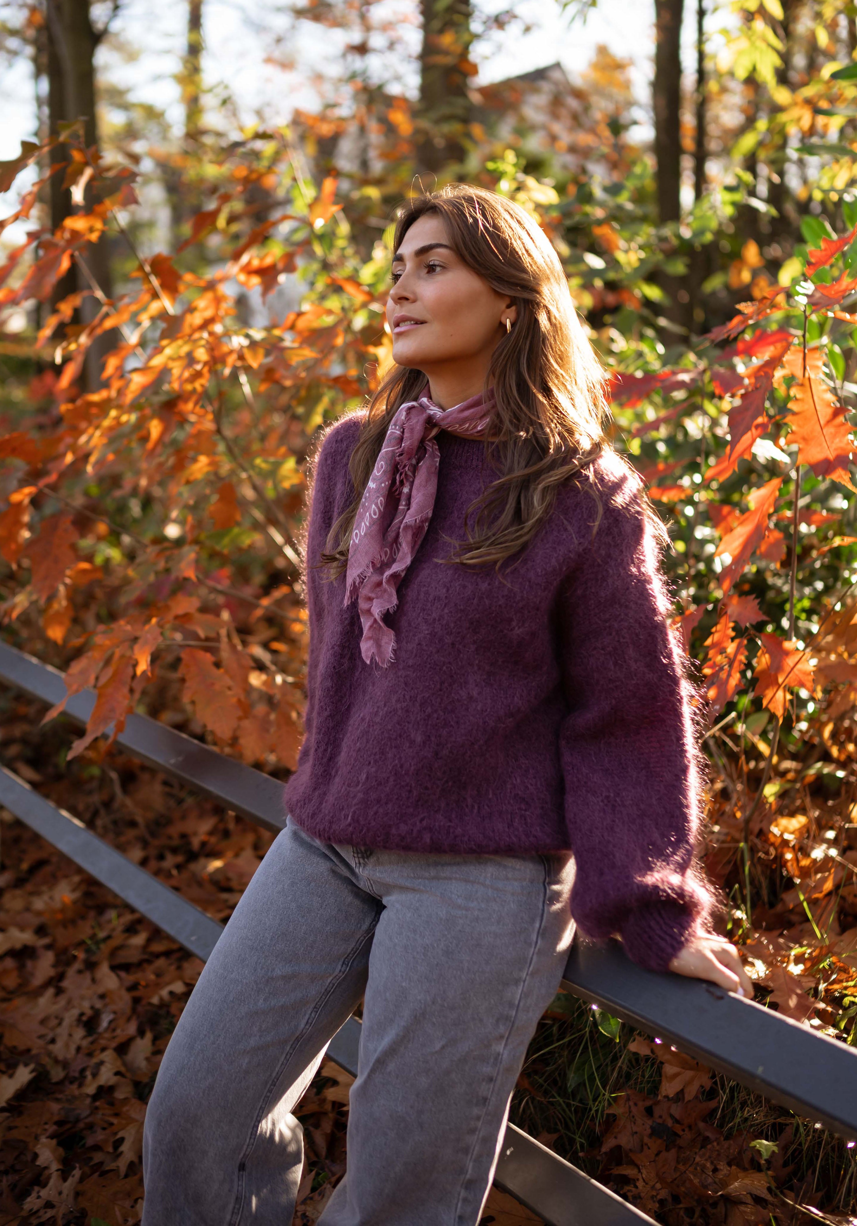 Plum Russel Sweater