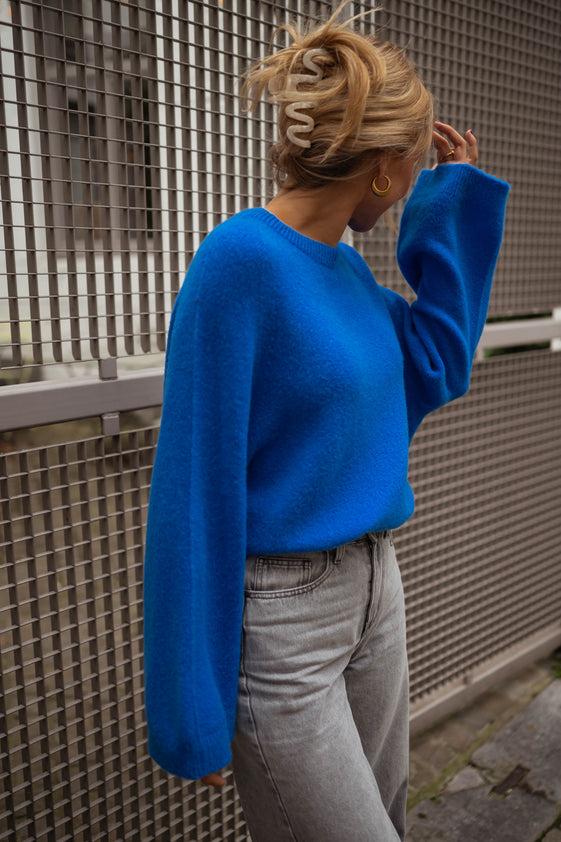 Blue Wallas Sweater